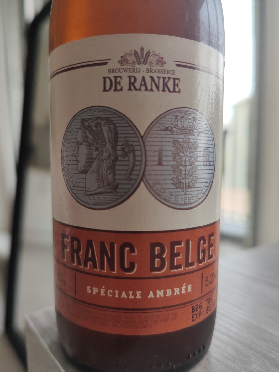 Franc Belge, Belgium