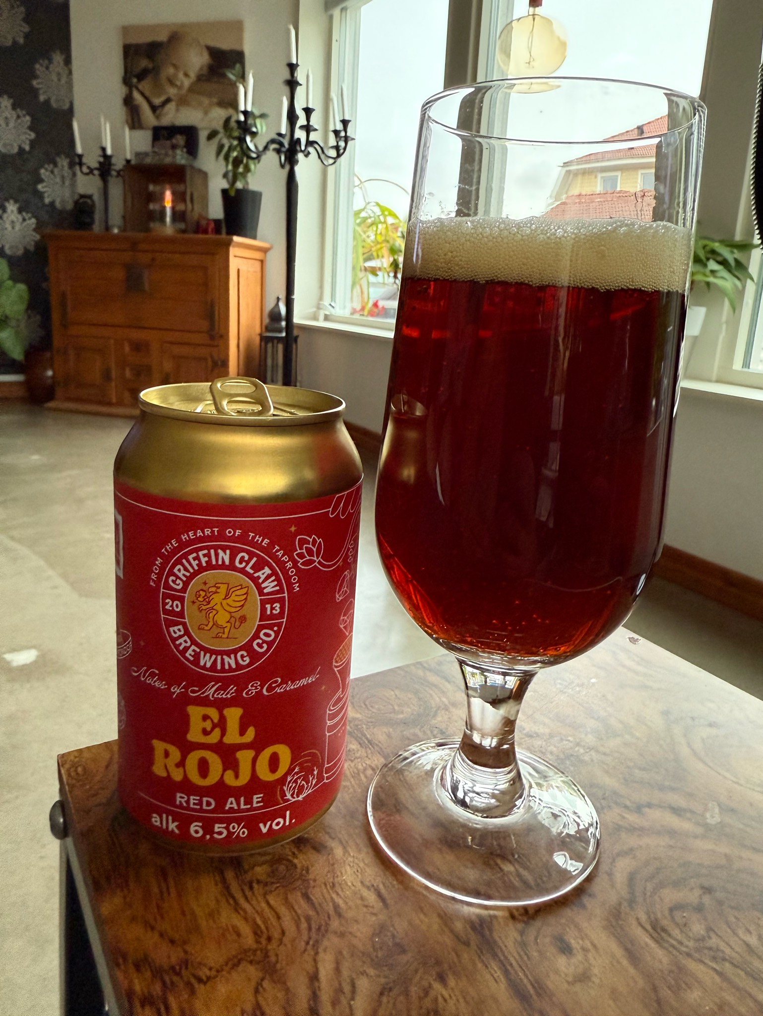 El Rojo Red Ale, Griffin Claw Brewing Company
