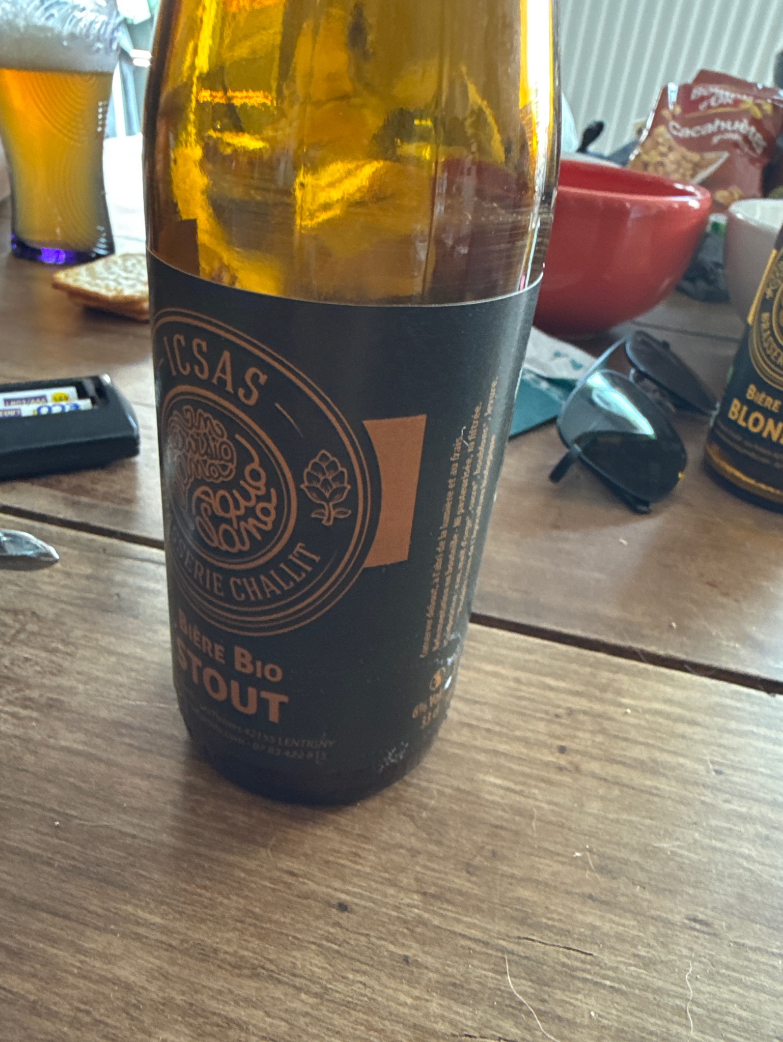 ICSAS Bière Bio Stout, Brasserie Challit - Les Pothiers (ICSAS)