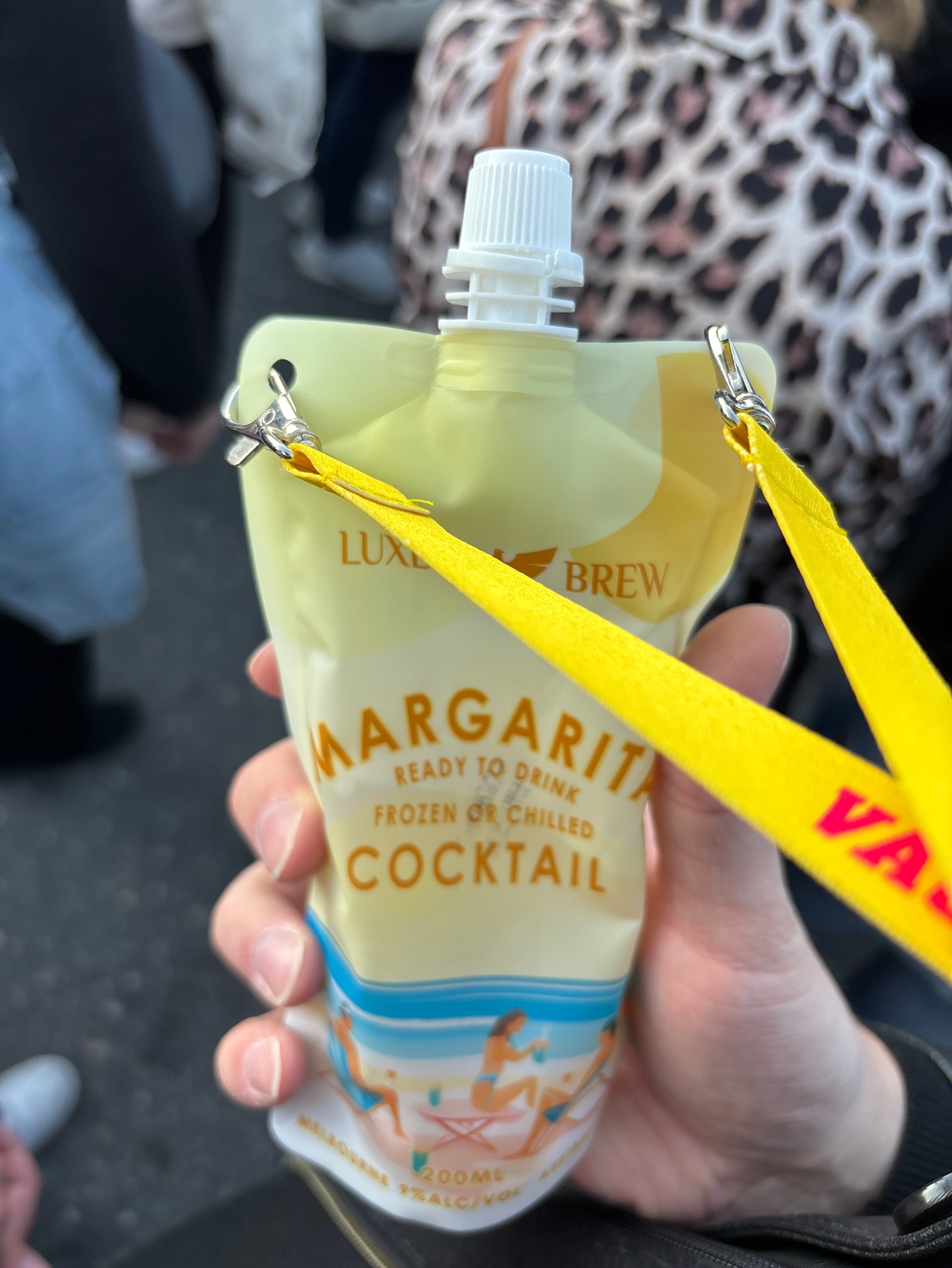 Margarita ready to drink frozen or chilled cocktail, Luxe Brew