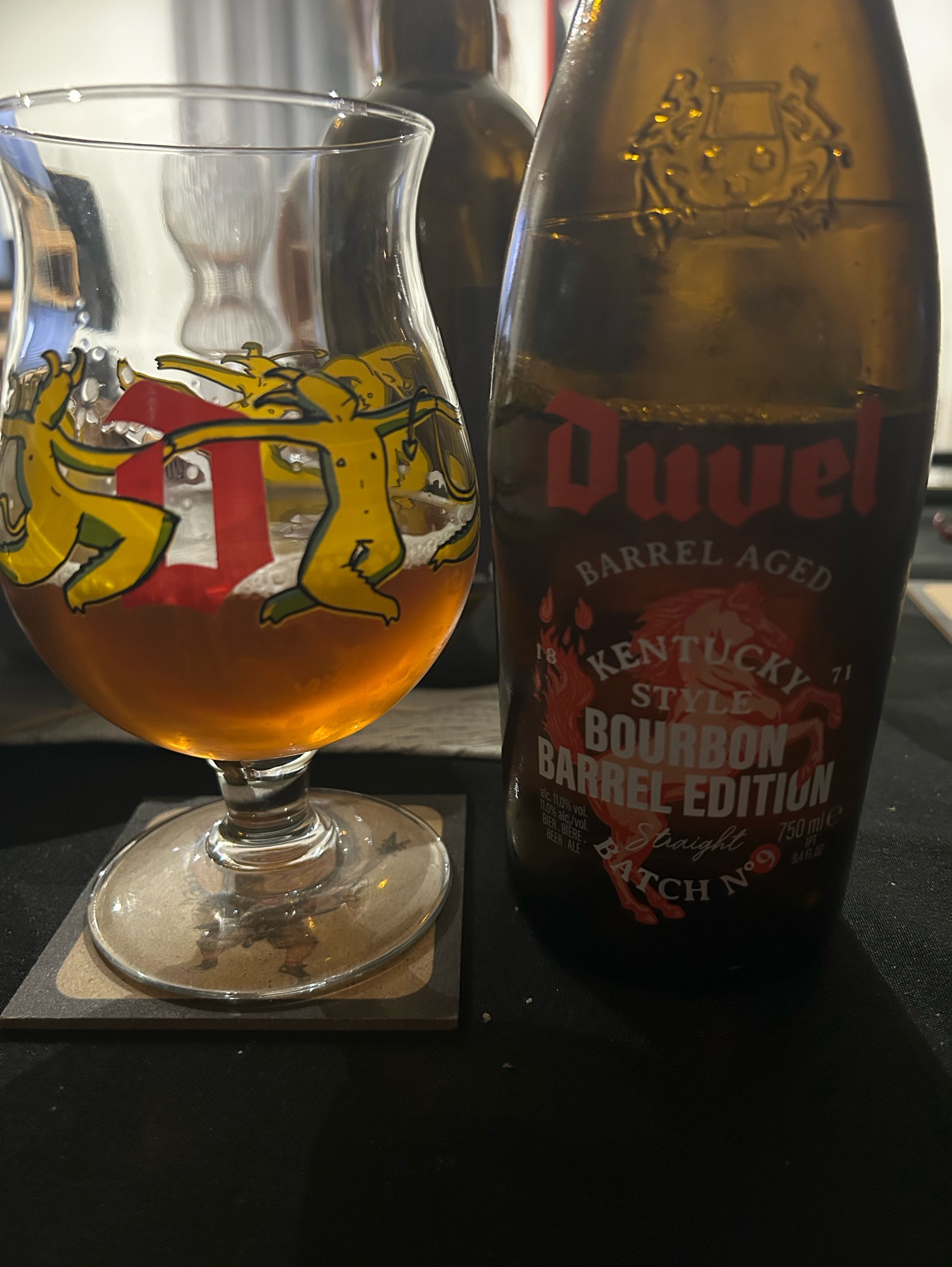 Duvel barrel aged n°9 Kentucky style bourbon edition, Belgium