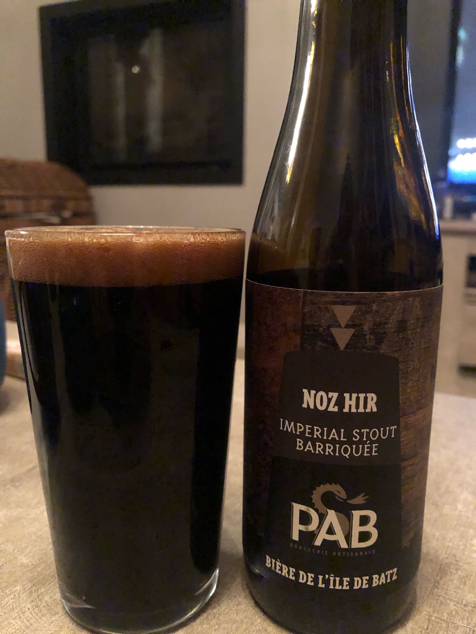 Noz Hir (Imperial Stout Barriquée), Le PAB - Brasserie Penn Ar Batz