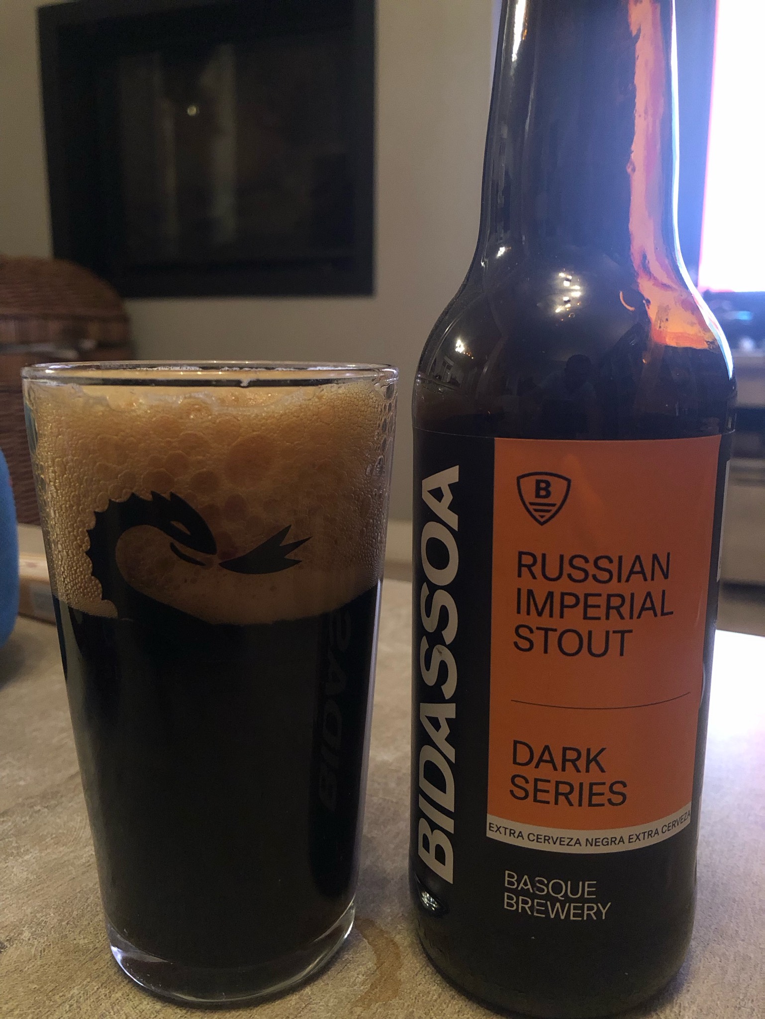 Bidassoa Imperial Russian Stout, Bidassoa Basque Brewery