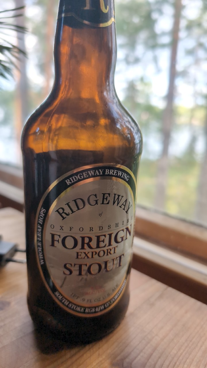 Foreign Export Stout, Ridgeway Brewing