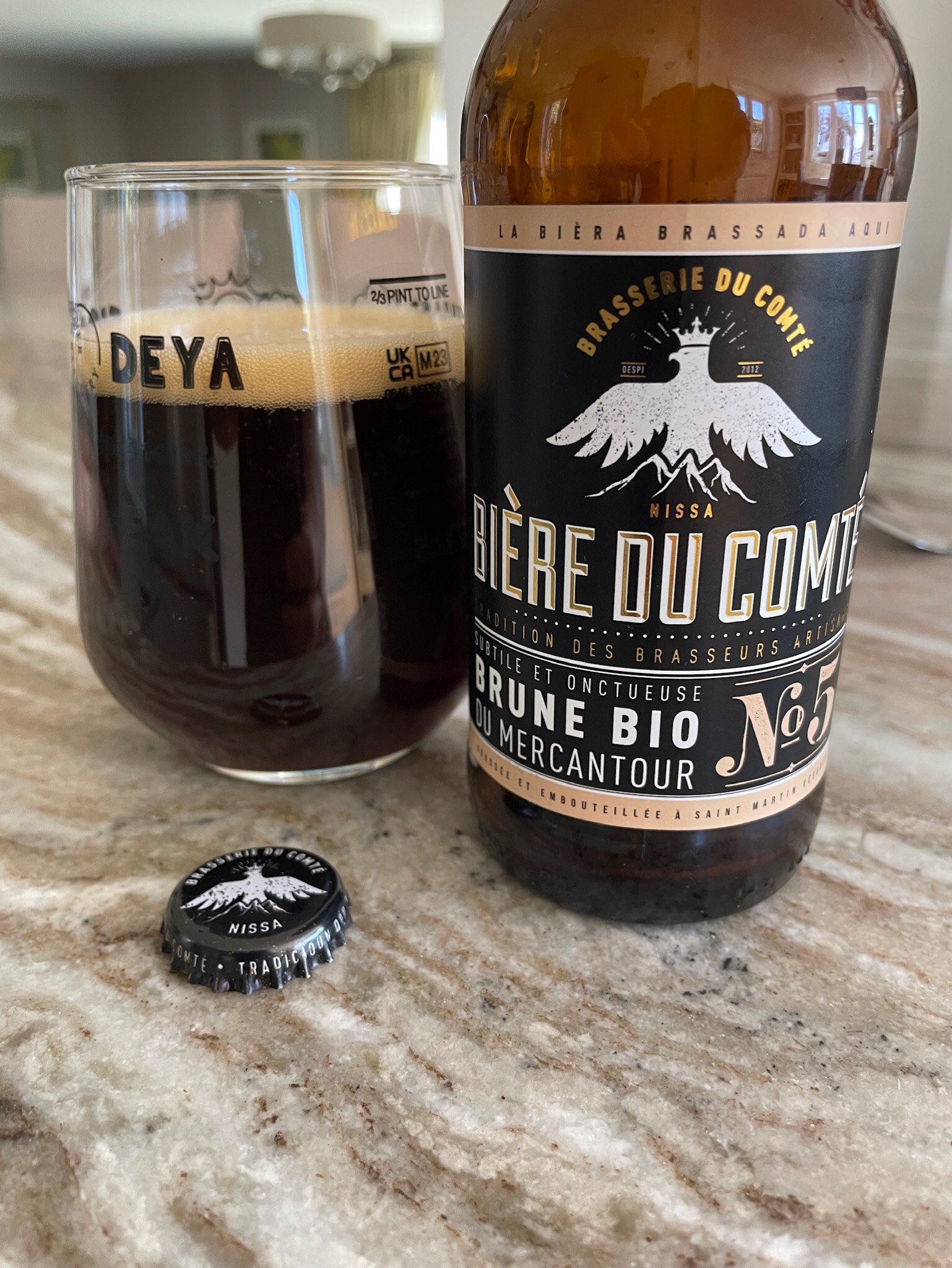 Bière Du Comté N°5 Brune Bio, France