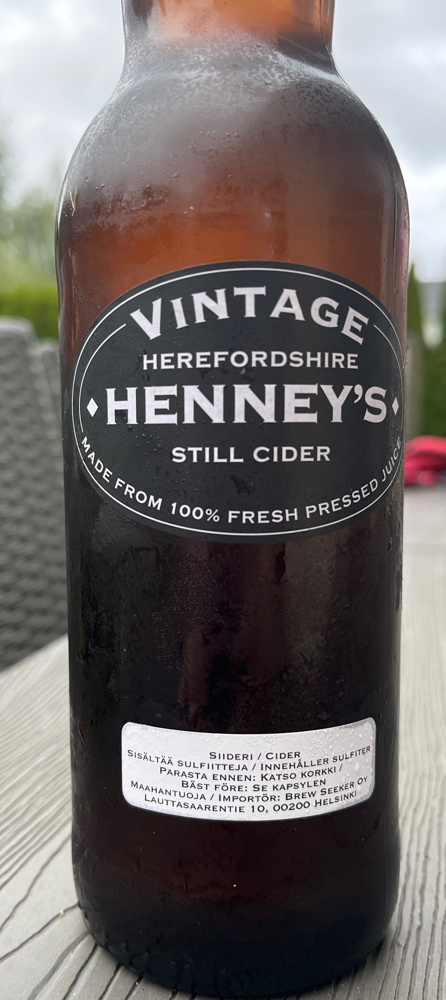 Henney's Still Cider, England