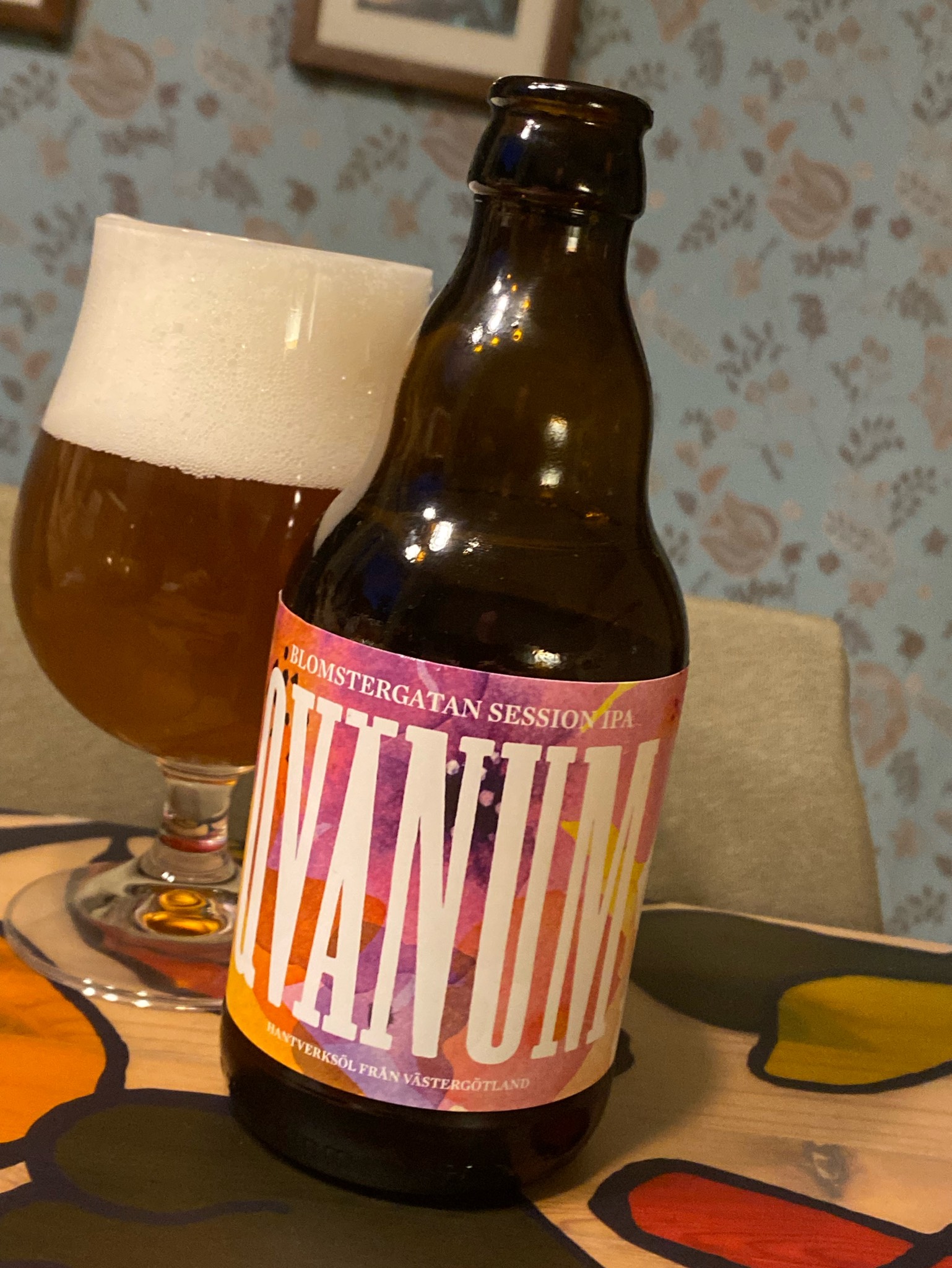 Blomstergatan Session IPA, Qvänum Mat & Malt