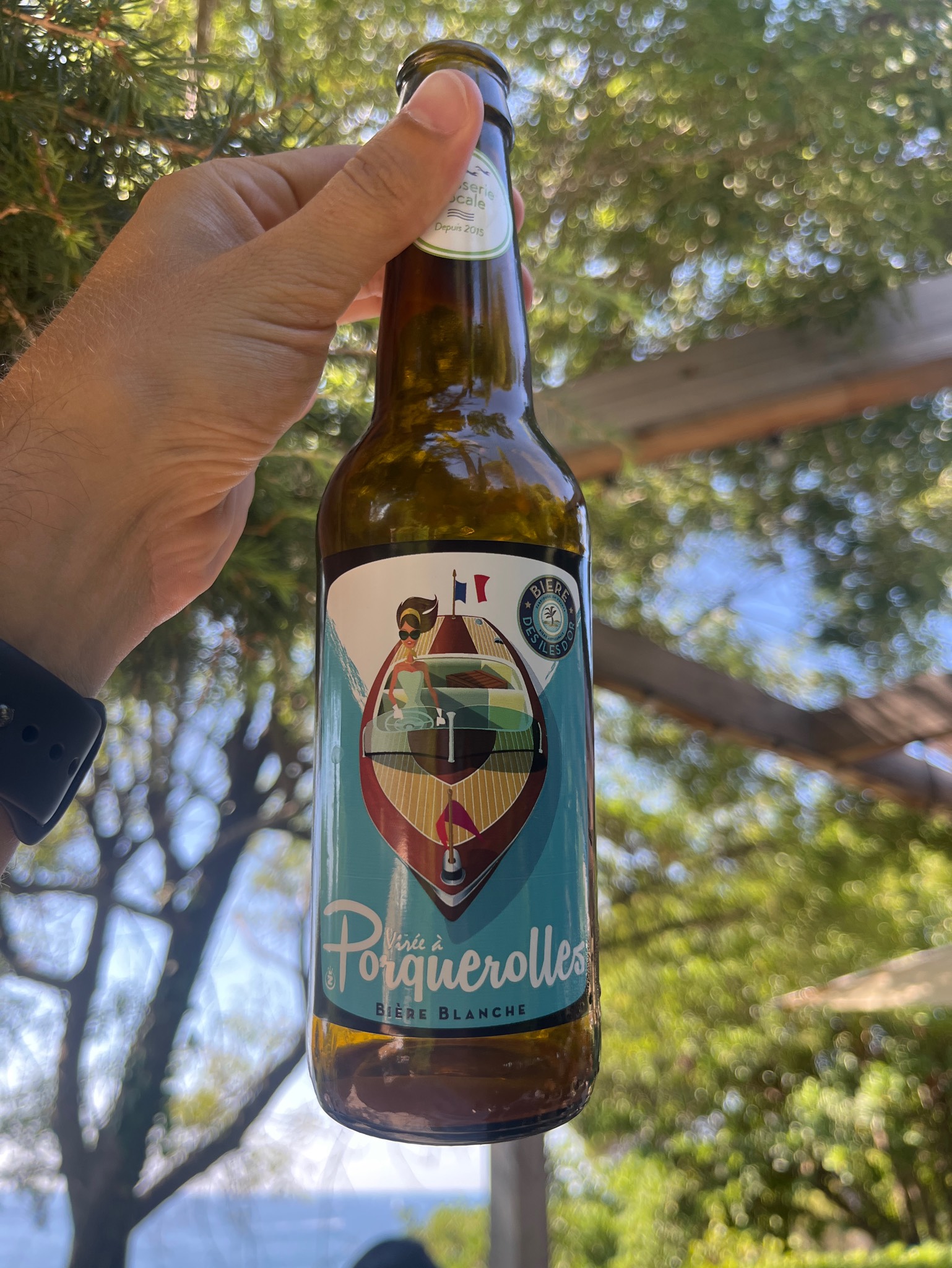 Virée À Porquerolles Bière Blanche, France