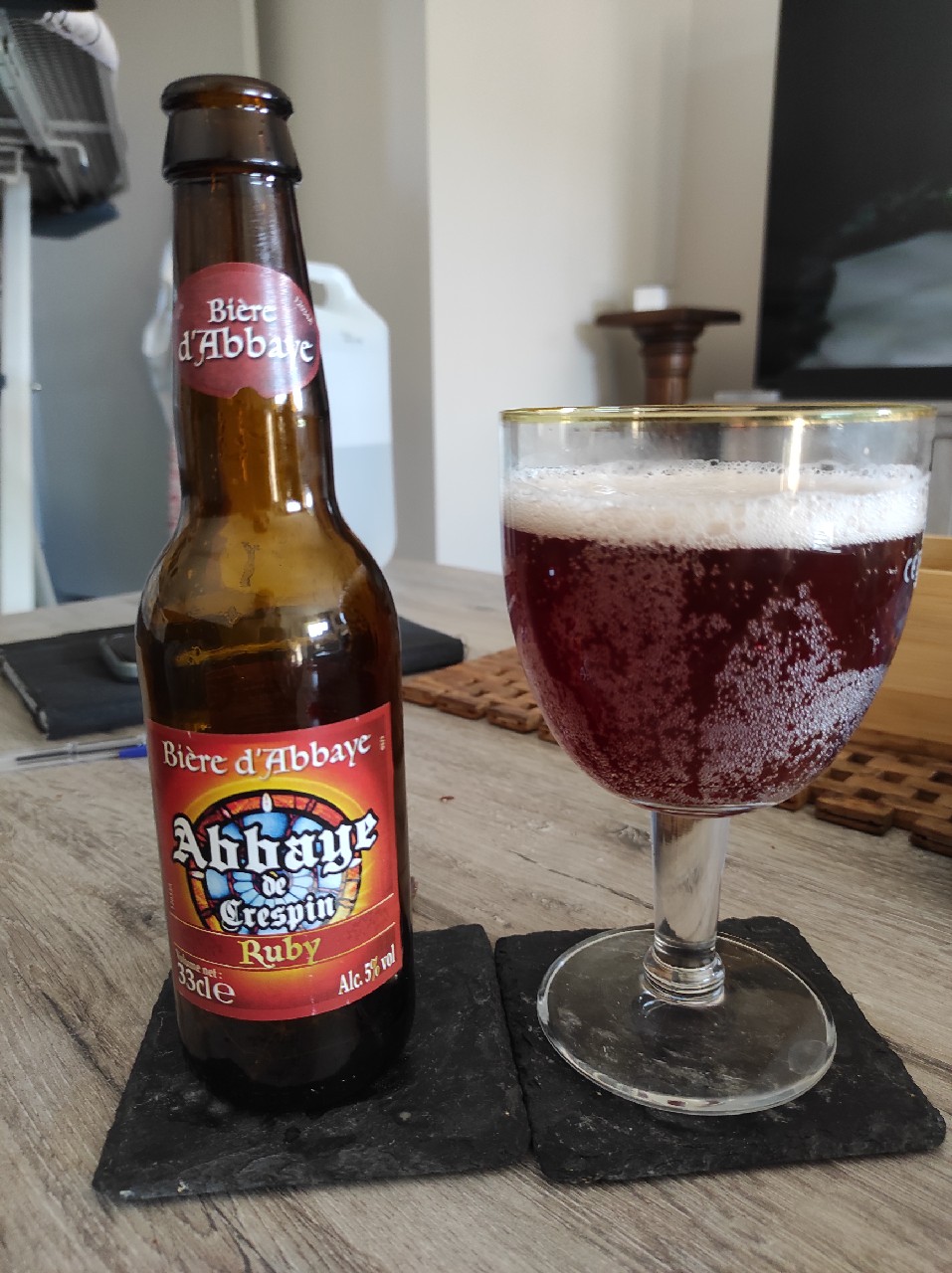 Abbaye De Crespin Ruby, France