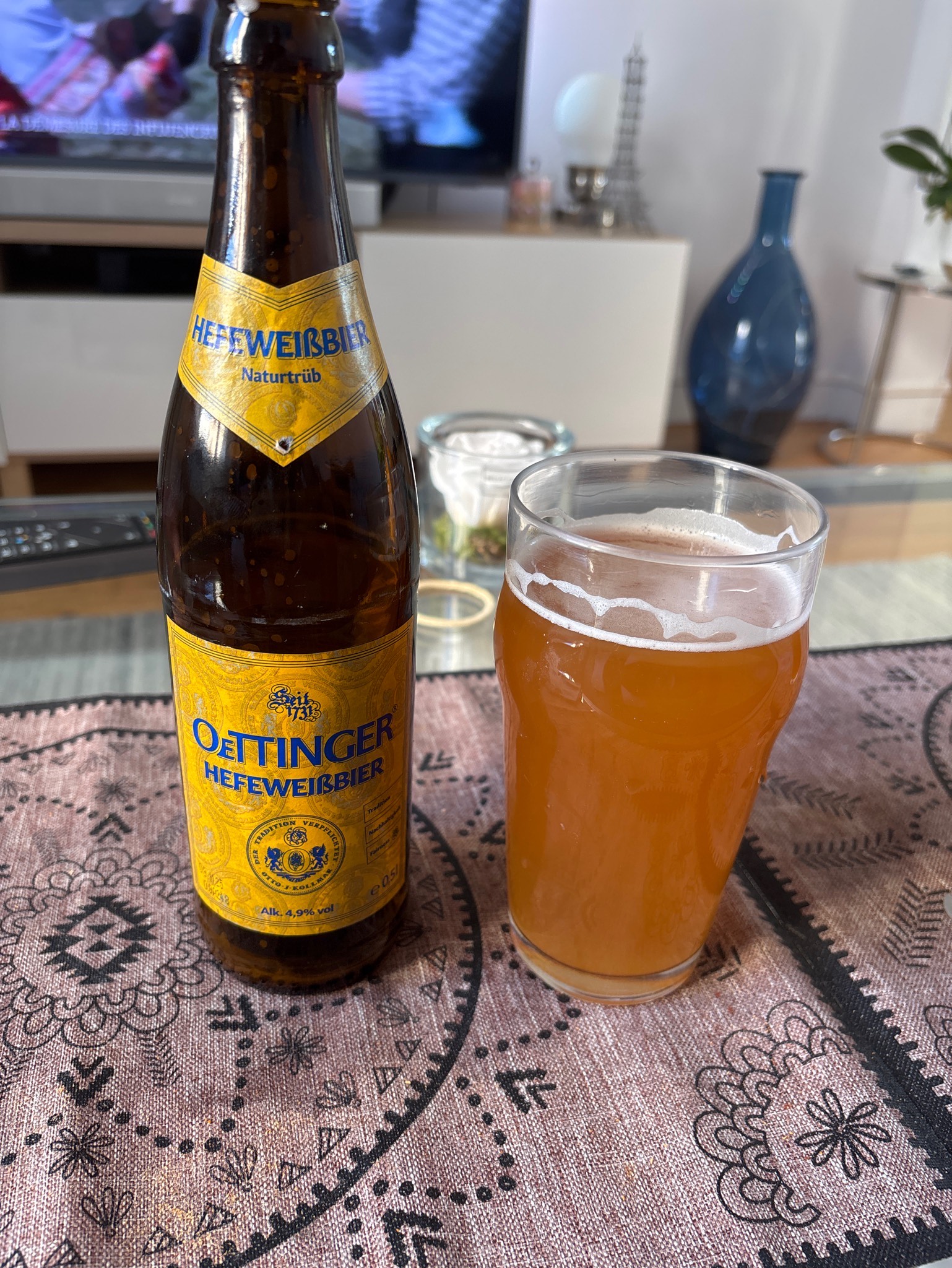 Oettinger Hefeweißbier Naturtrüb / Weissbier, Germany