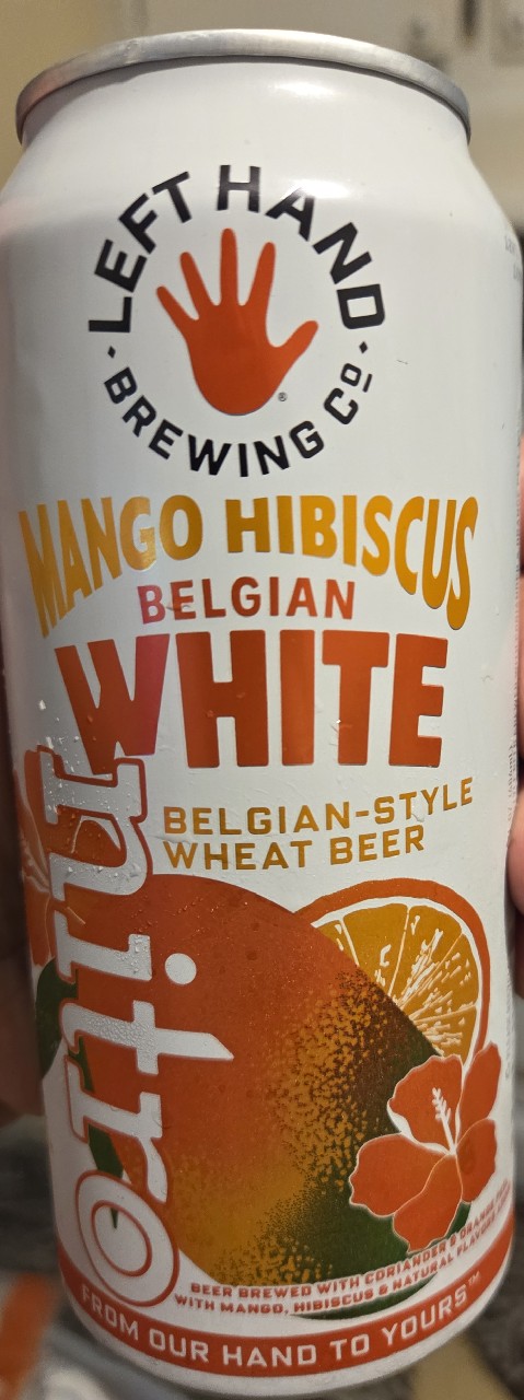 Mango Hibiscus Belgian White Nitro, Left Hand Brewing