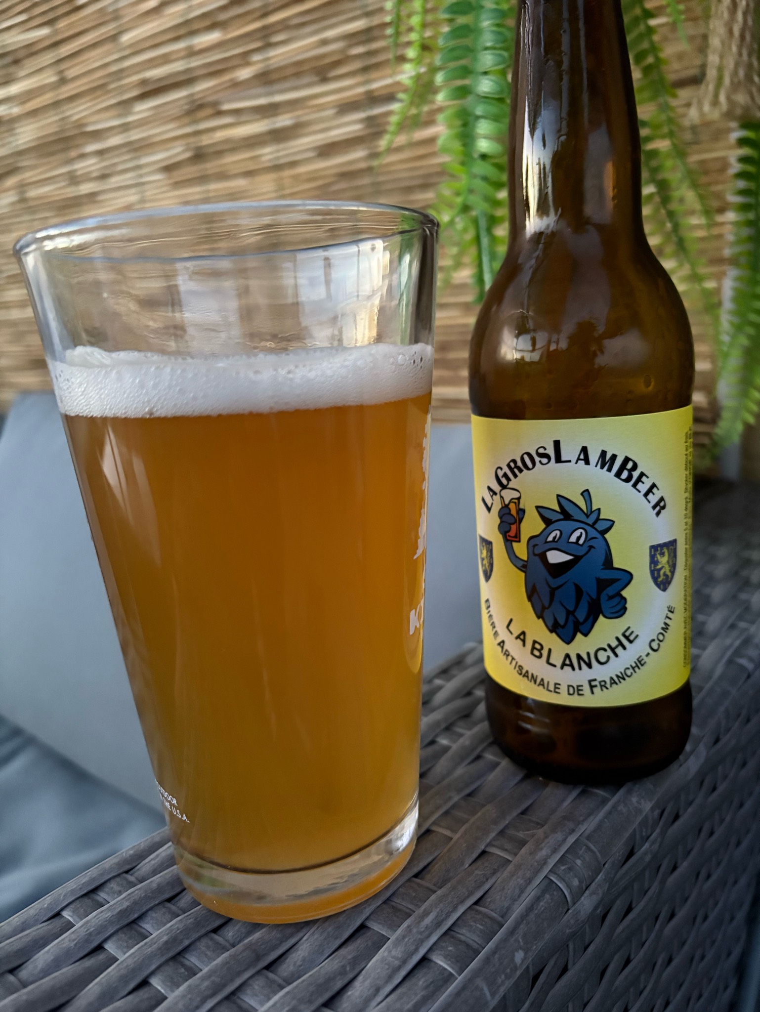 La GrosLam Beer Blanche, Brasserie De La Quiotte (GrosLam Beer)