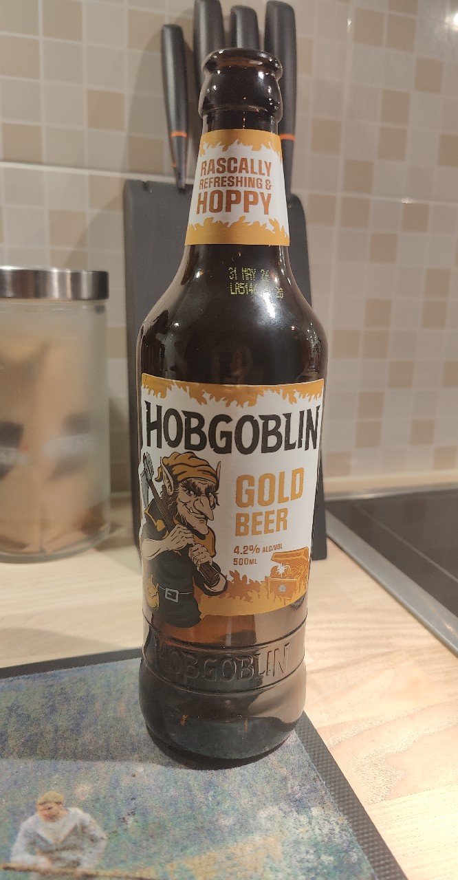 Hobgoblin Gold, Wychwood Brewery (Marston's Brewery)