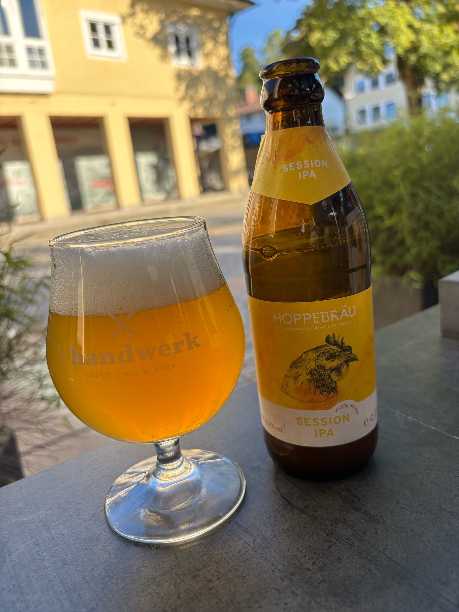 Wuide Hehna Session IPA, Hoppebräu