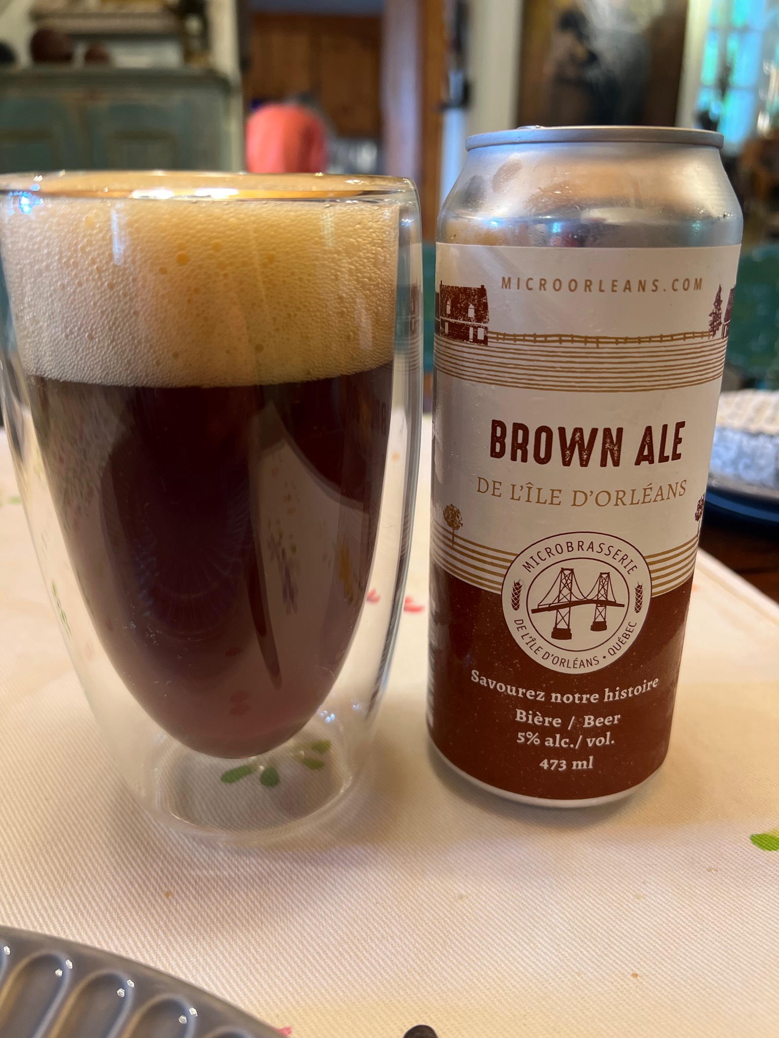 Brown Ale De l'île d'Orléans, Microbrasserie de L'Île d'Orléans (Brouwerij Haacht Brasserie)