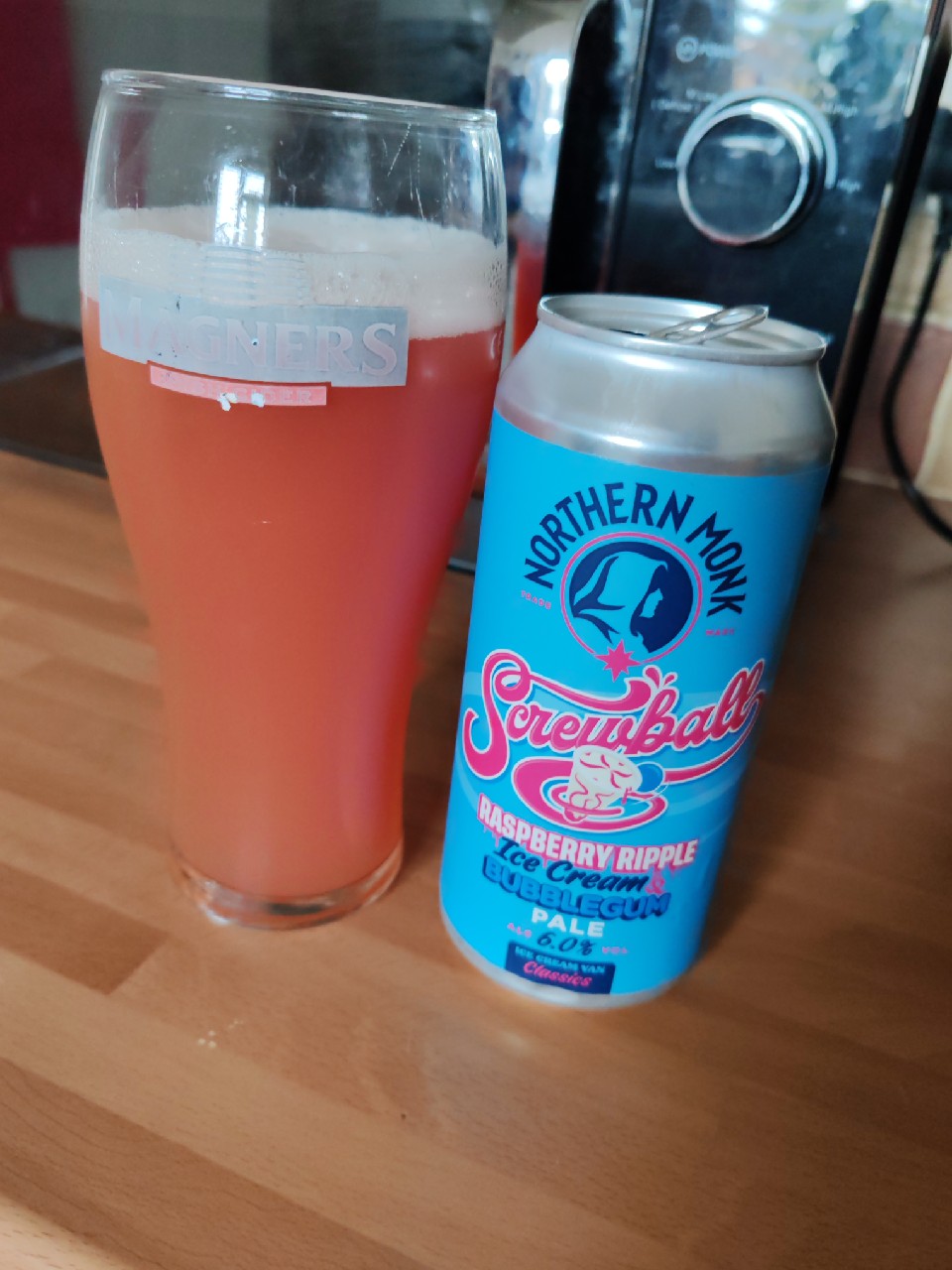 Screwball Raspberry Ripple Ice Cream & Bubblegum Pale, England