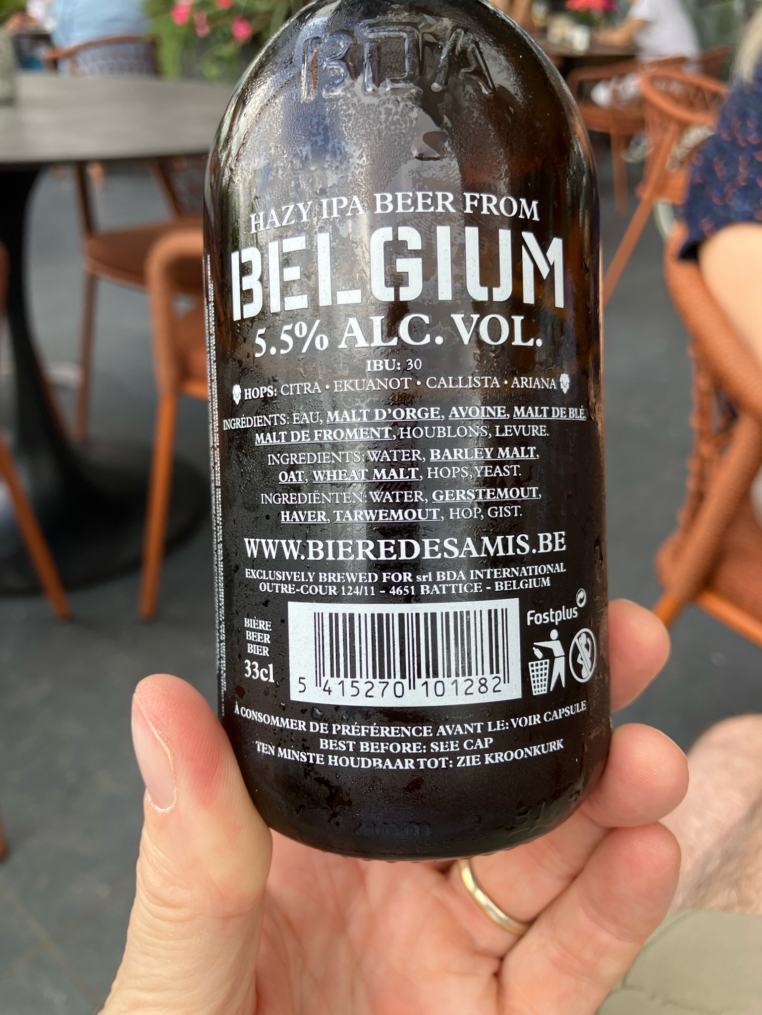 Bière Des Amis Cr(H)azy IPA, Belgium