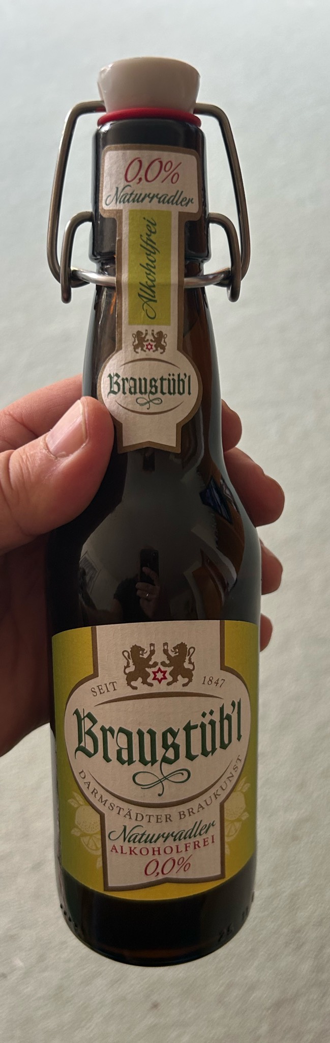 braustübel Natur Radler alkoholfrei, Darmstädter Privatbrauerei
