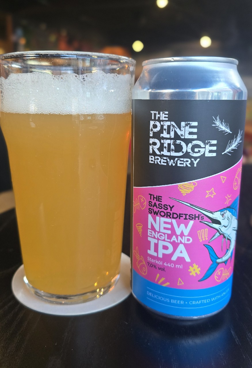 The Sassy Swordfish's New England IPA, Sweden