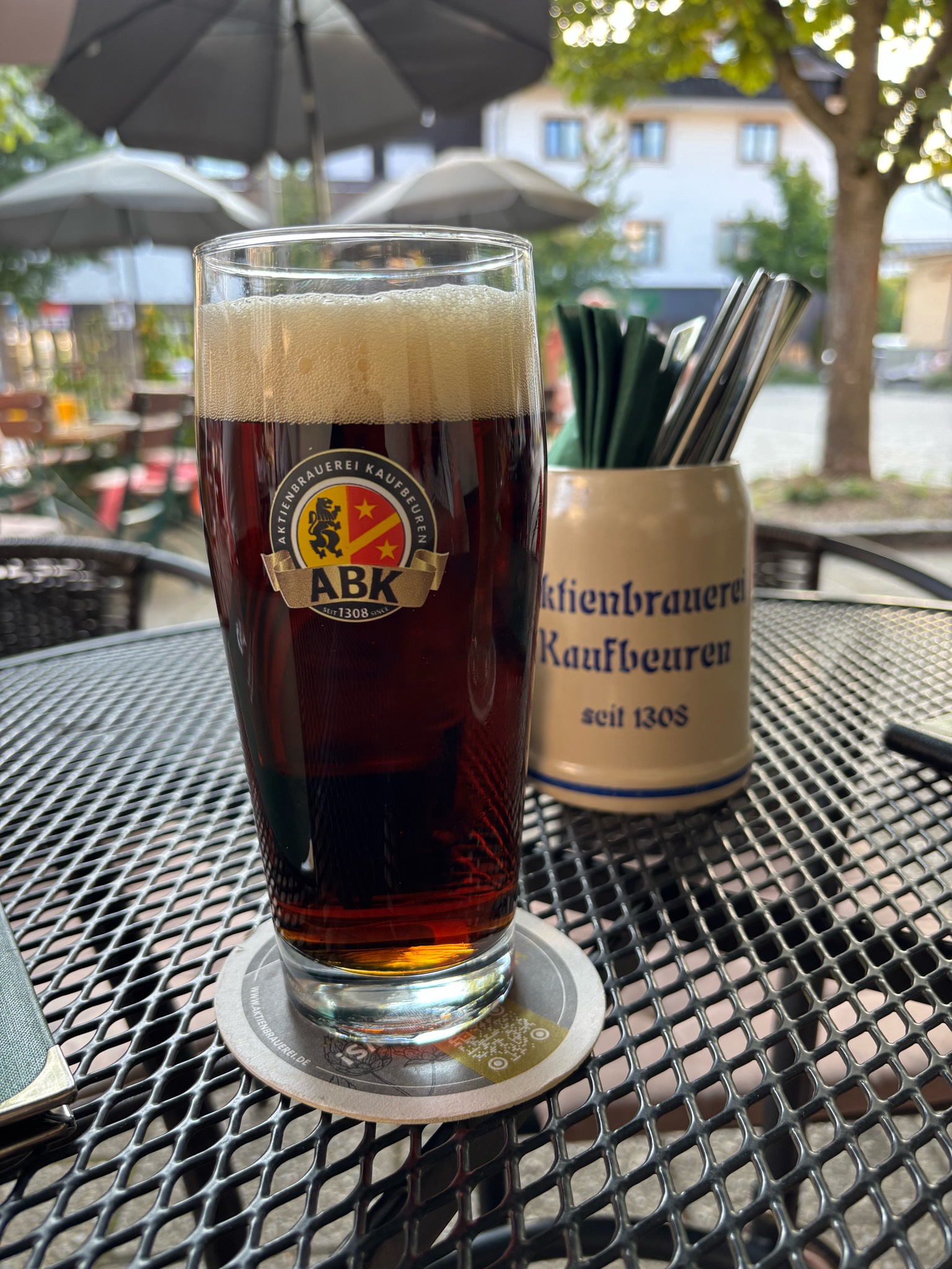 Schwarz / Schwarz Lagerbier, ABK Aktienbrauerei Kaufbeuren