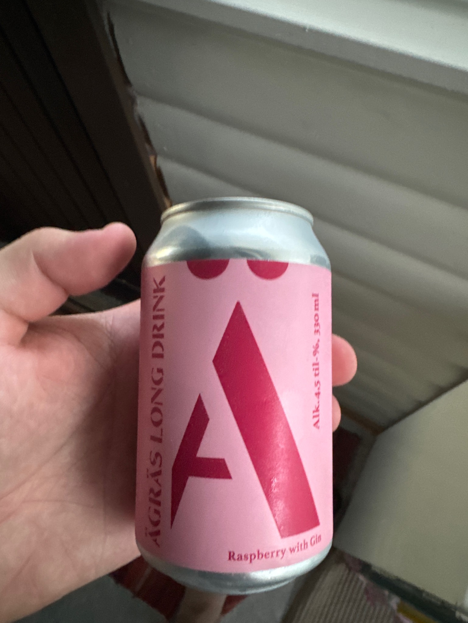 Ägräs Long Drink Raspberry with Gin, Finland