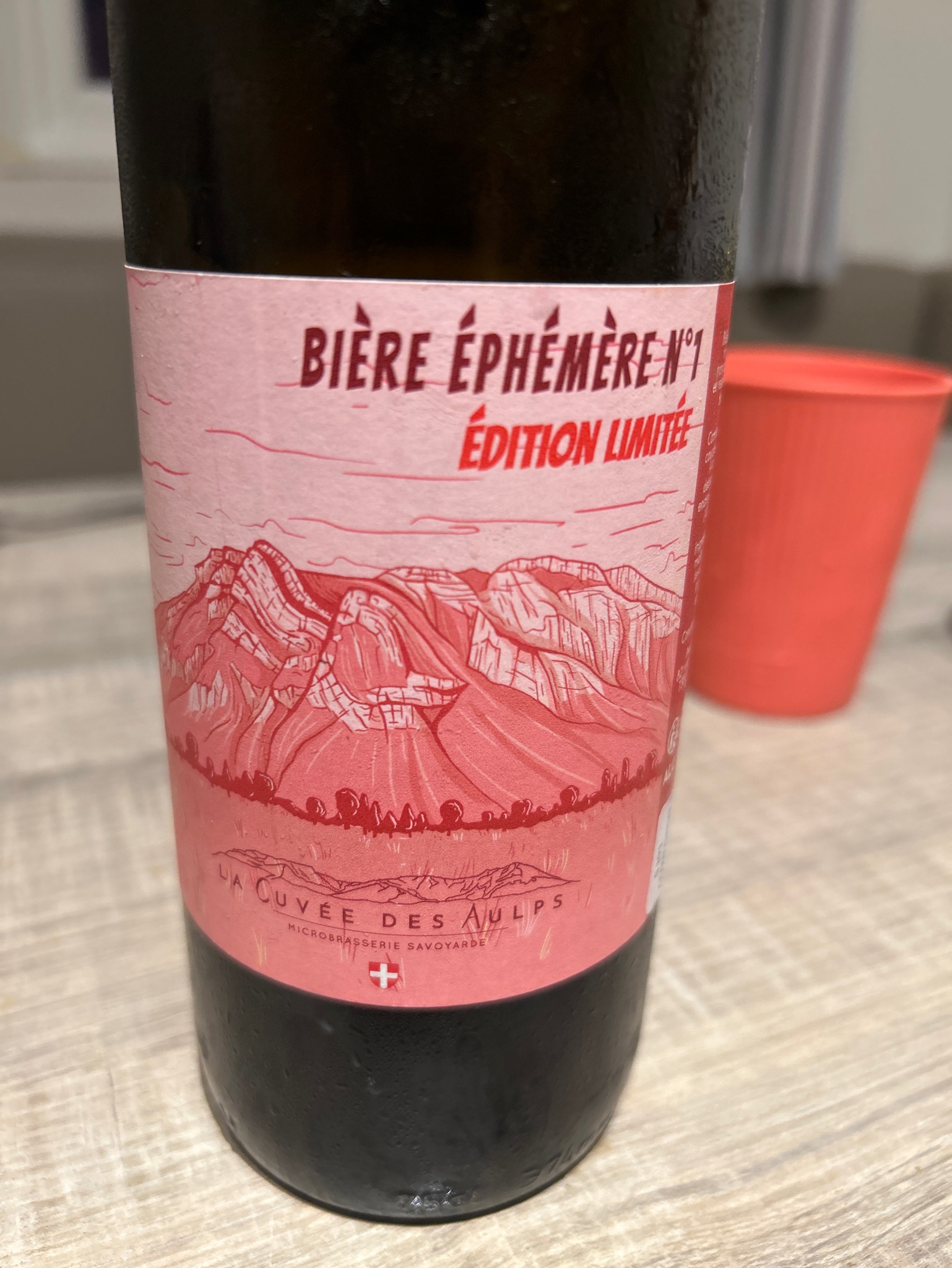 Aulps Bière Éphémère N°1, La Cuvée Des Aulps