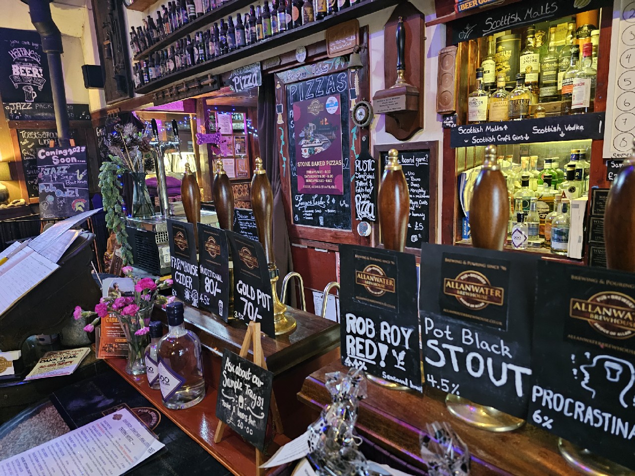 Allanwater Gold Pot 70/-, Allanwater Brewhouse