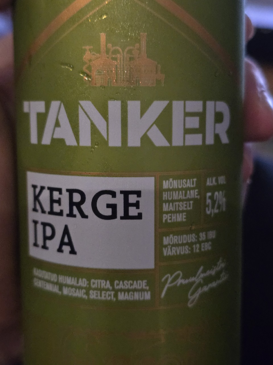 Kerge IPA, Estonia