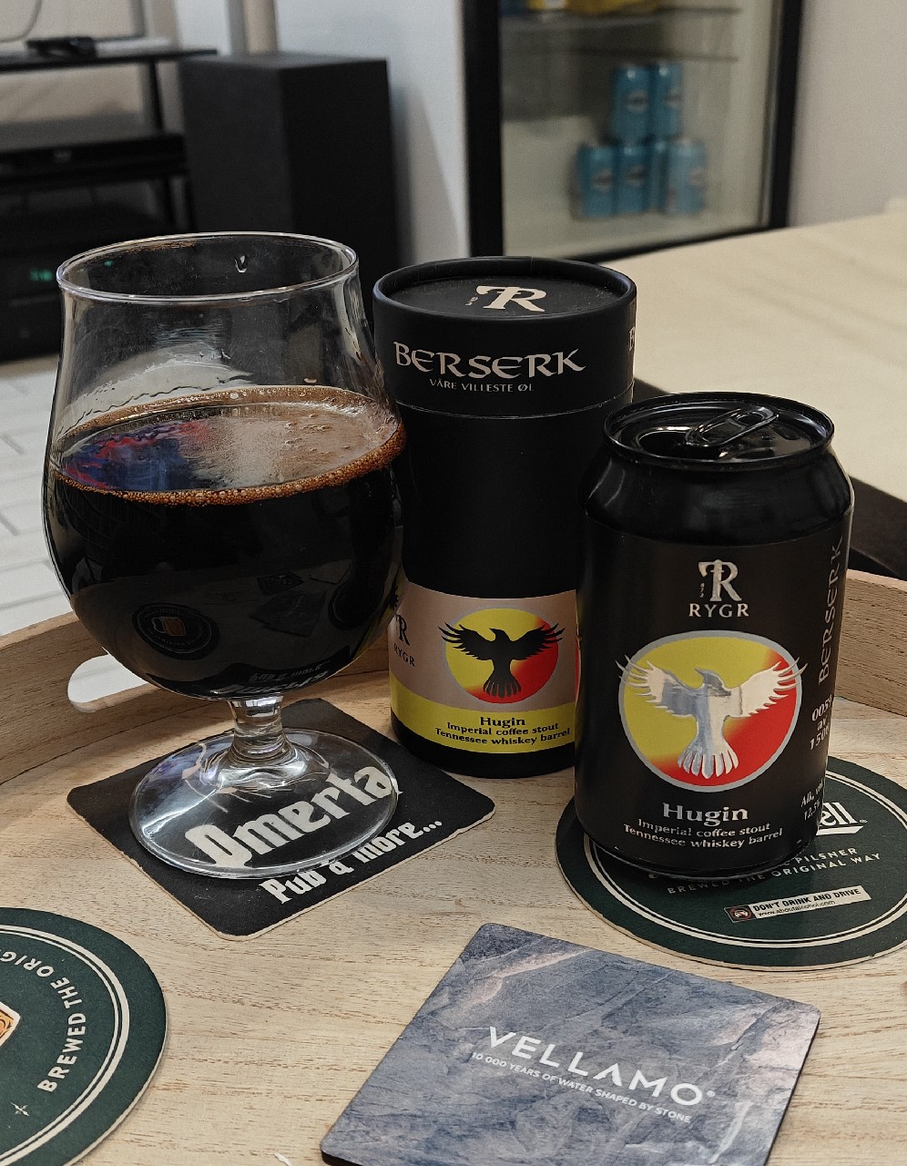 Hugin Imperial Coffee Stout Tennessee Whiskey Barrel, Rygr Brygghùs