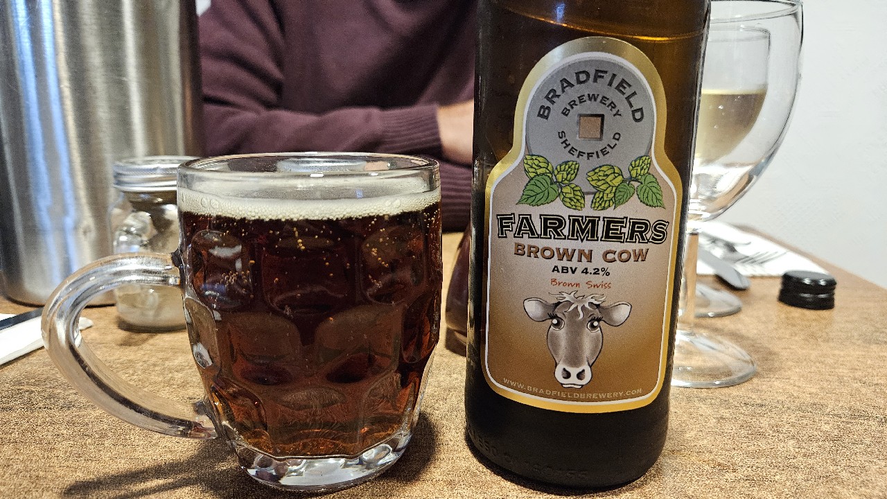 Farmers Brown Cow, Bradfield Brewer
