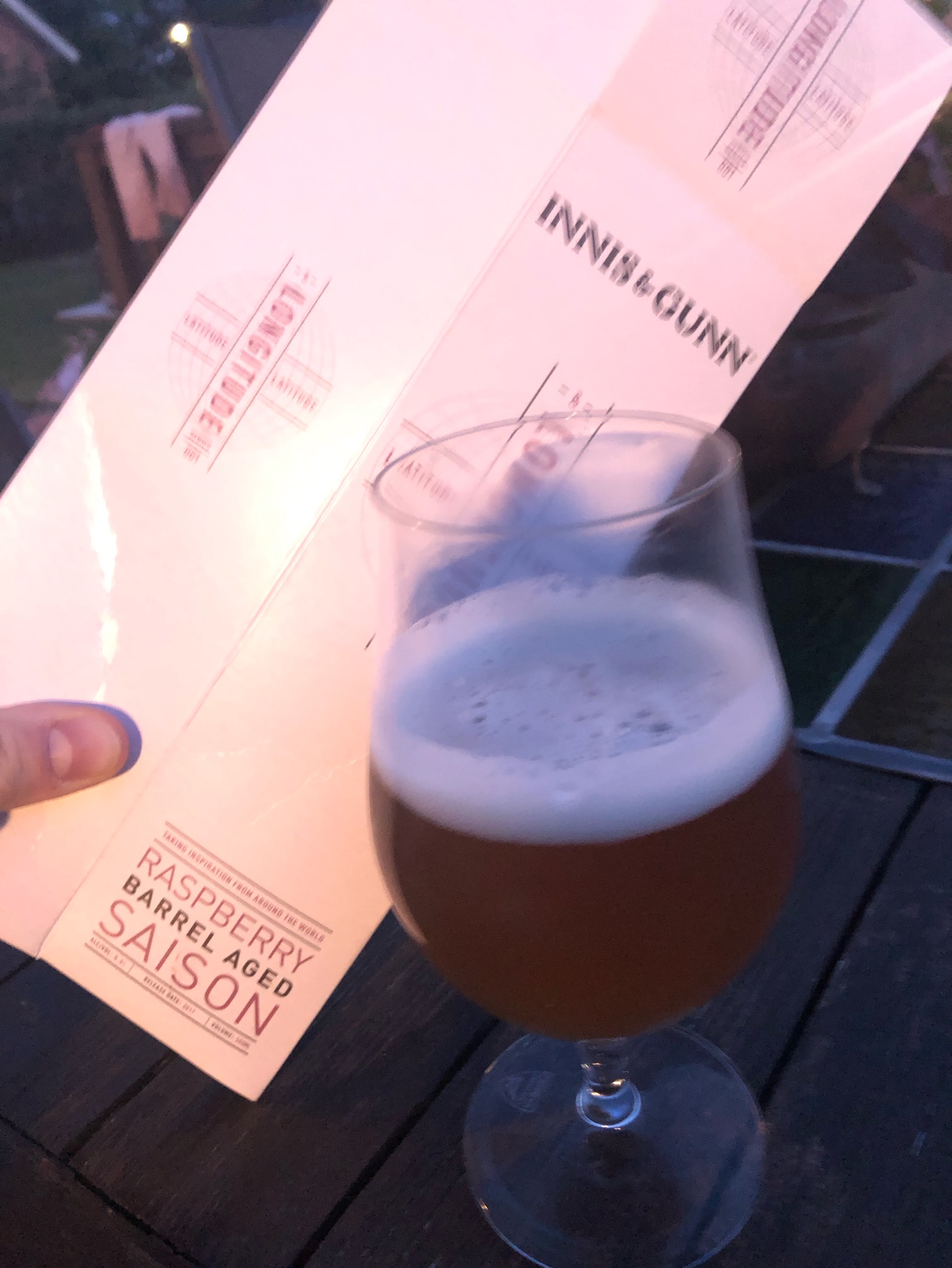Raspberry Barrel Aged Saison, Scotland
