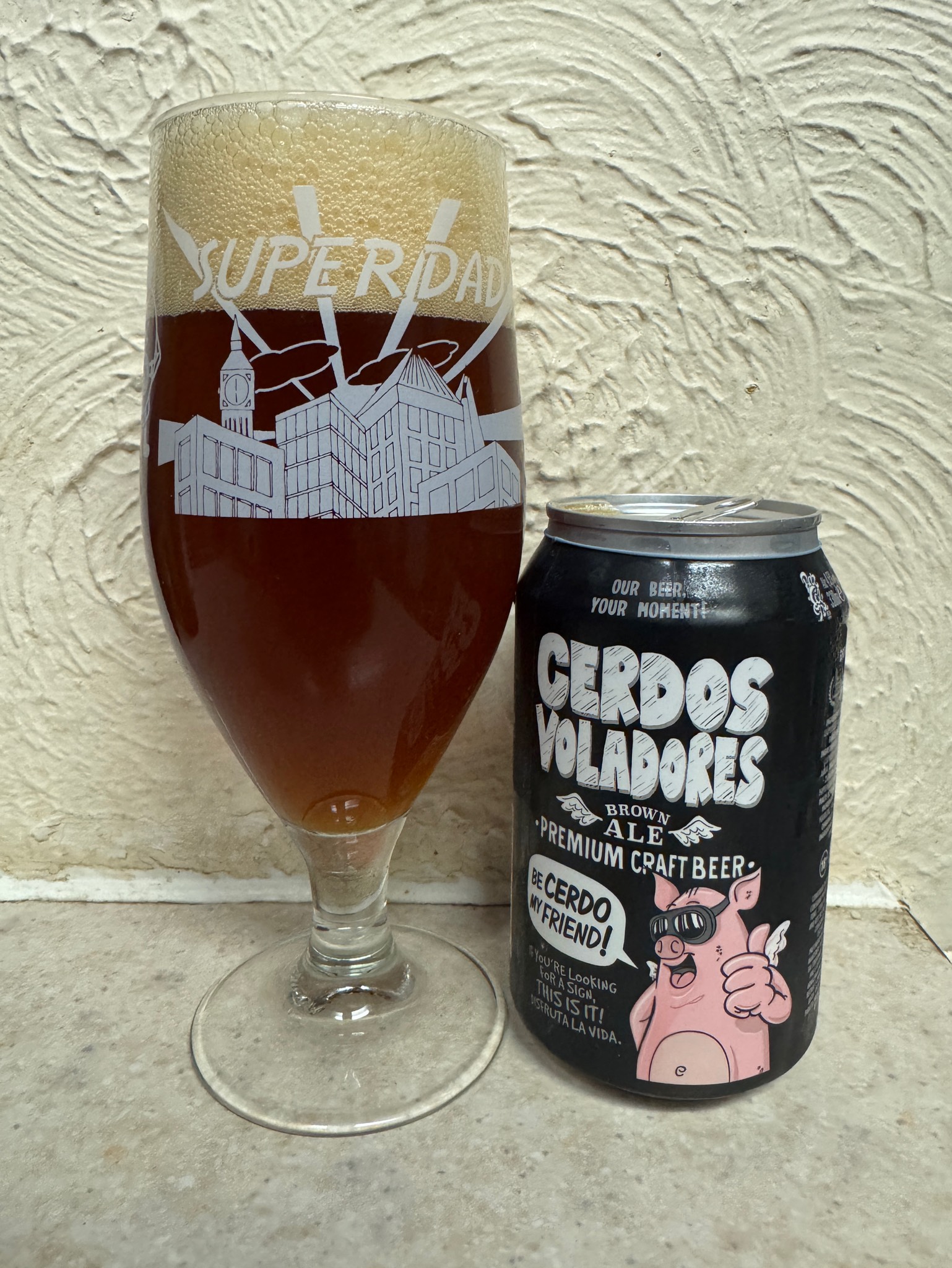 Cerdos Voladores Brown Ale, Spain