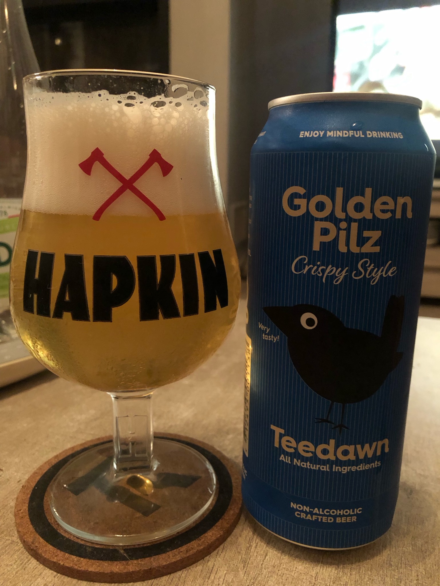 Golden Pilz Crispy Style, TeeDawn
