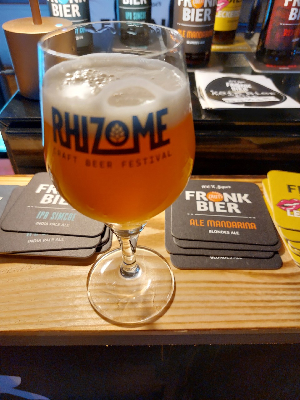 Fronk Bier Ale Mandarina, Biermanufaktur Langguth