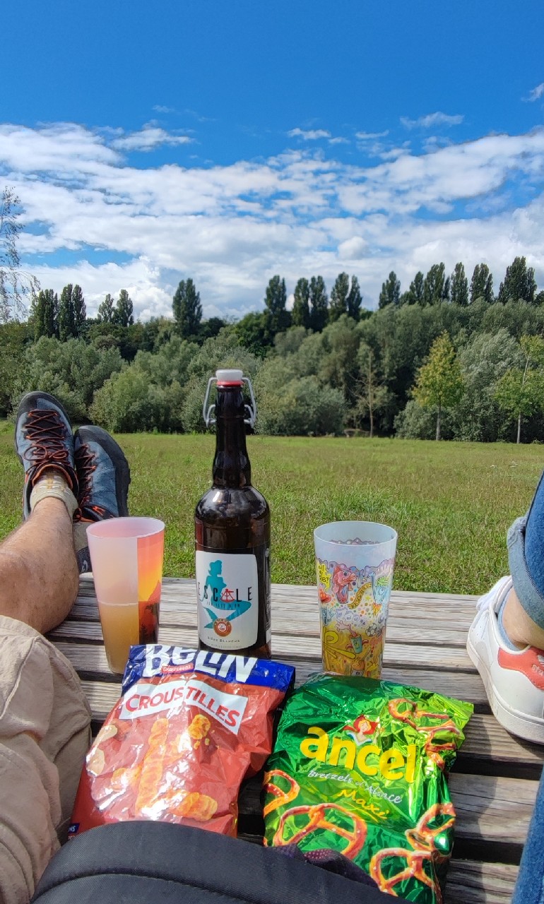 Escale Aux Îles D'Or Bière Blanche, France