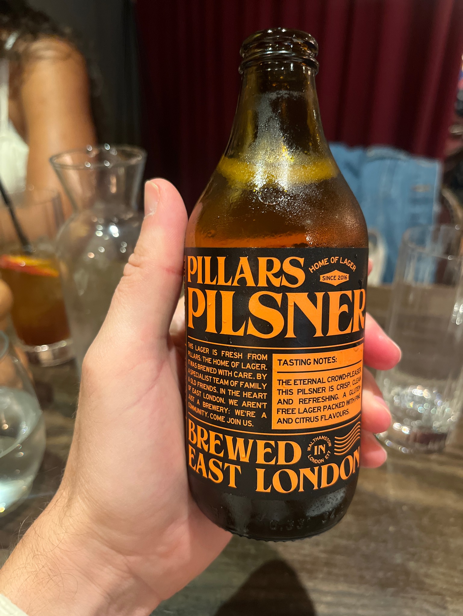Pillars Pilsner, Pillars Brewery