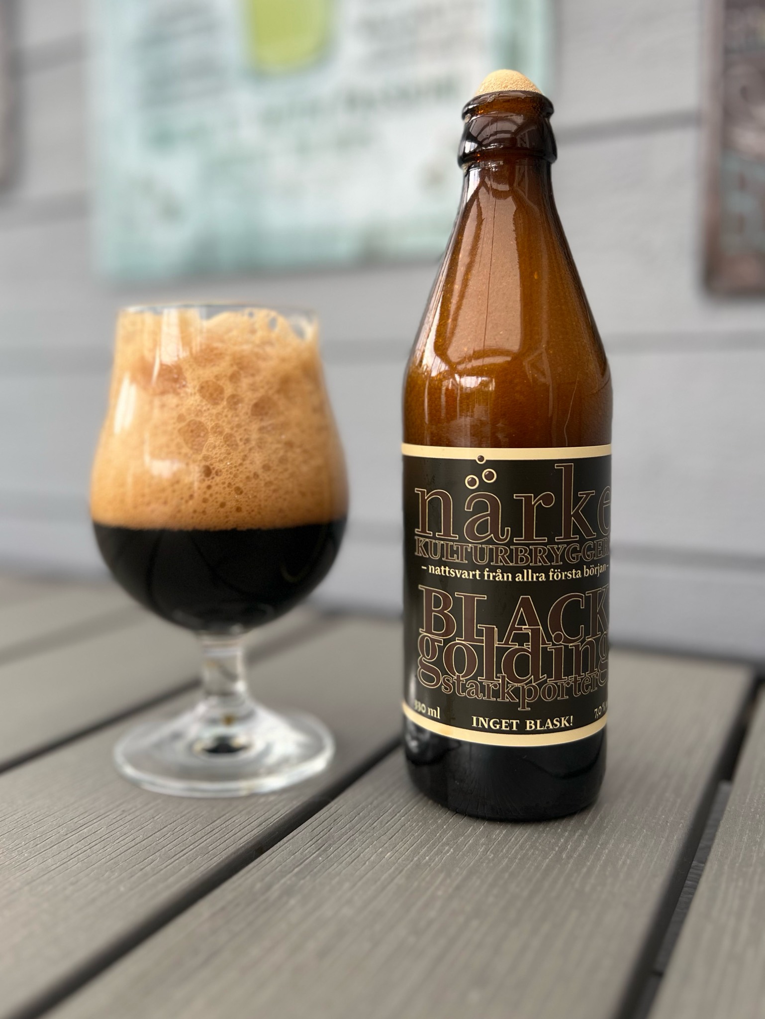 Black Golding Starkporter, Sweden