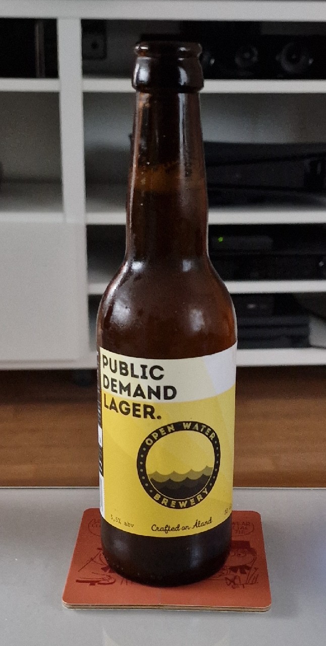 Public Demand Lager, Open Water Brewery