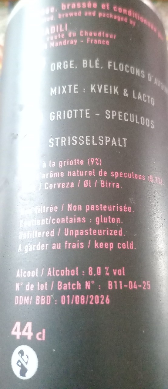 Griotte Speculos, France