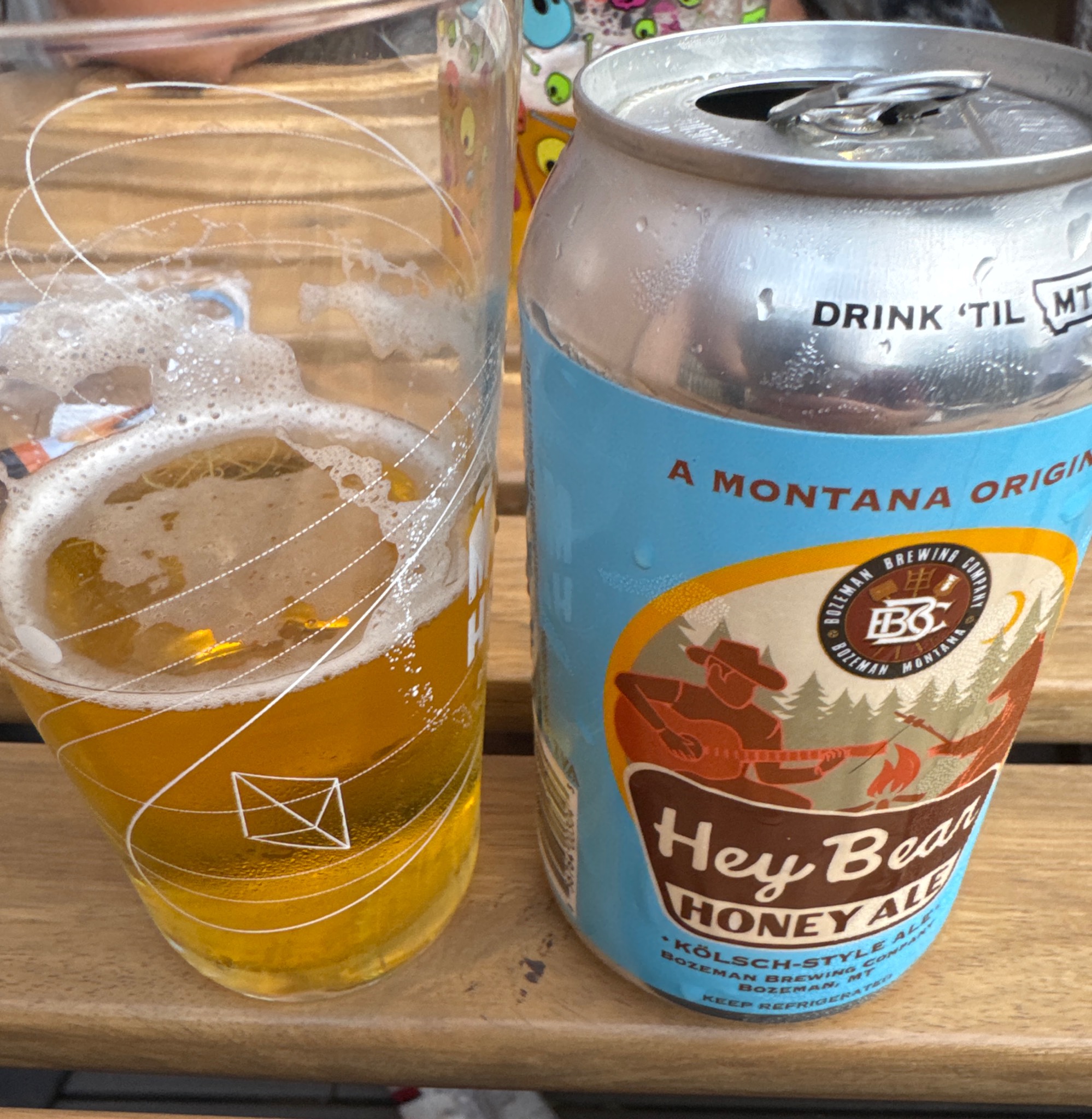 Hey bear honey ale, Bozeman Brewing Company