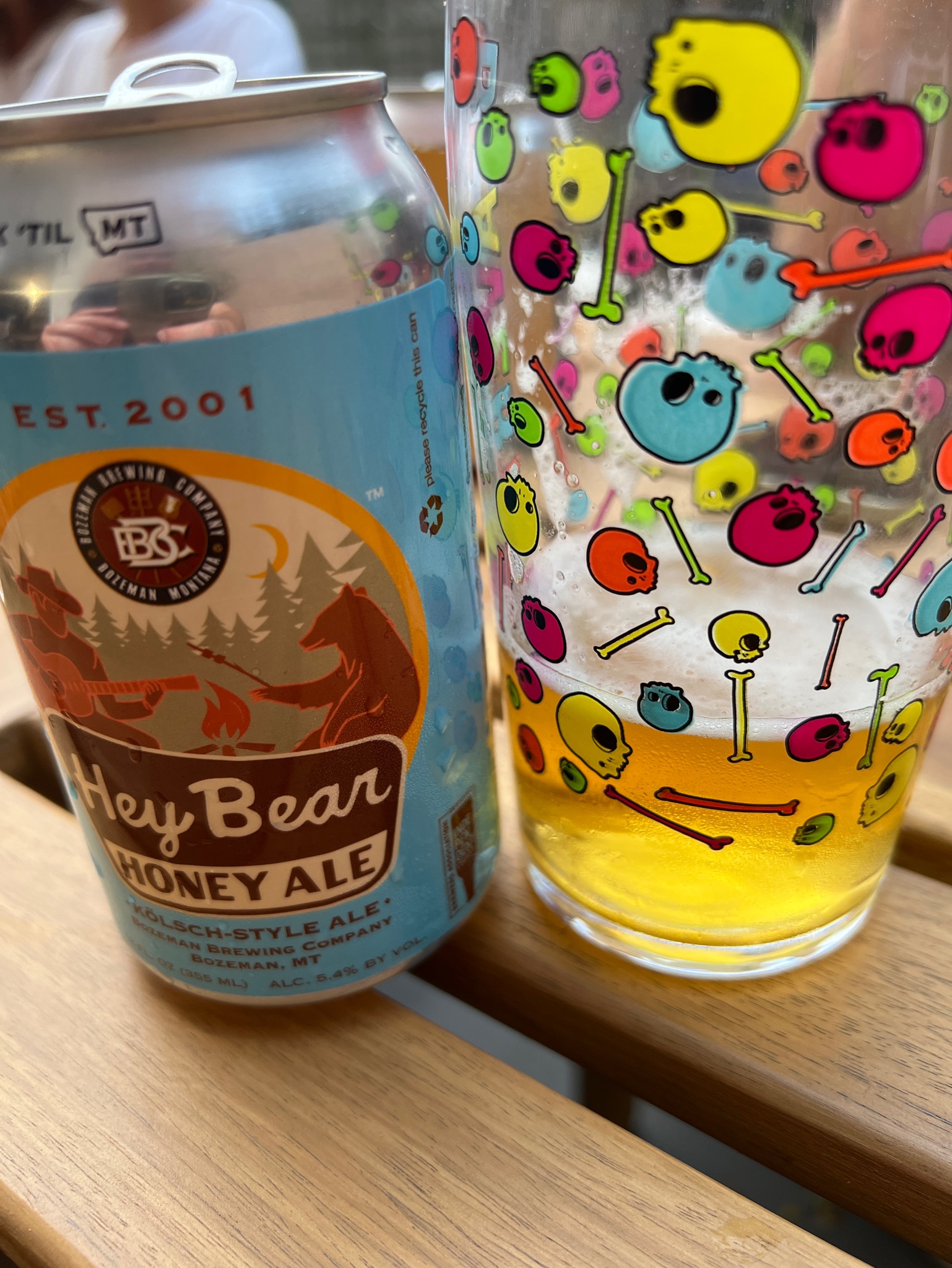 Hey bear honey ale, Bozeman Brewing Company