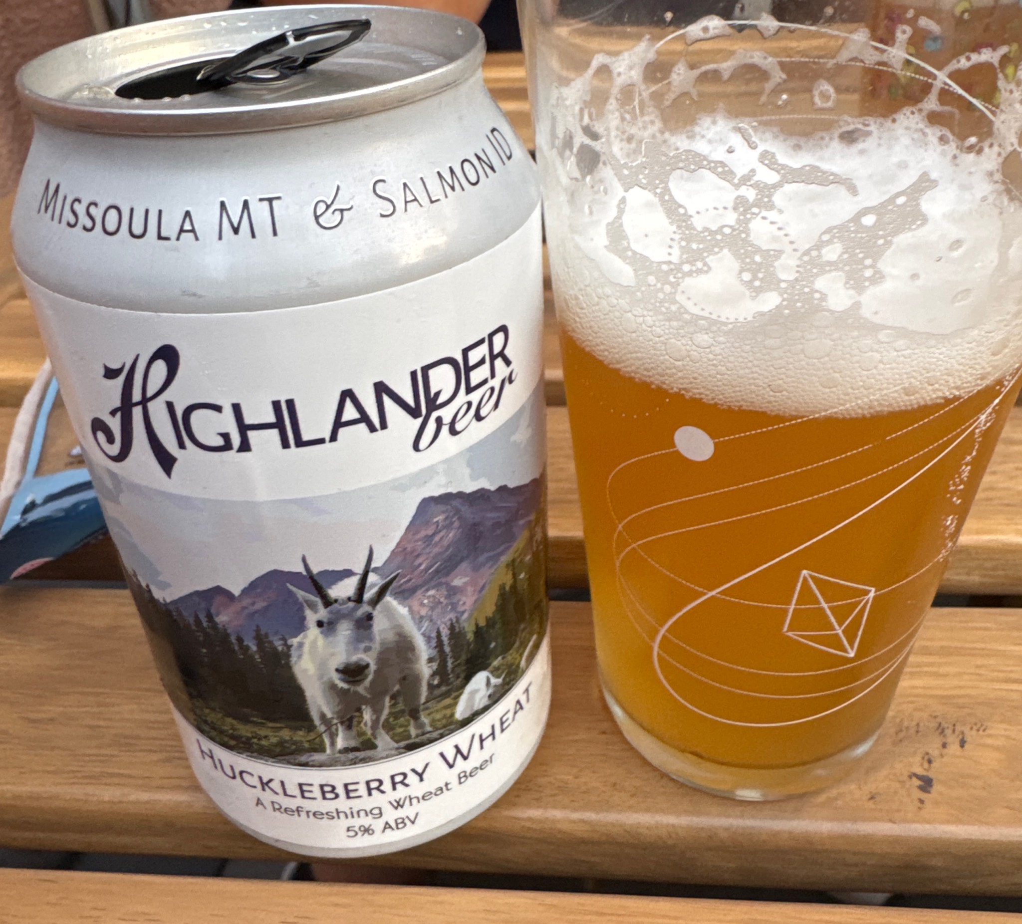 Huckleberry wheat, Highlander Beer