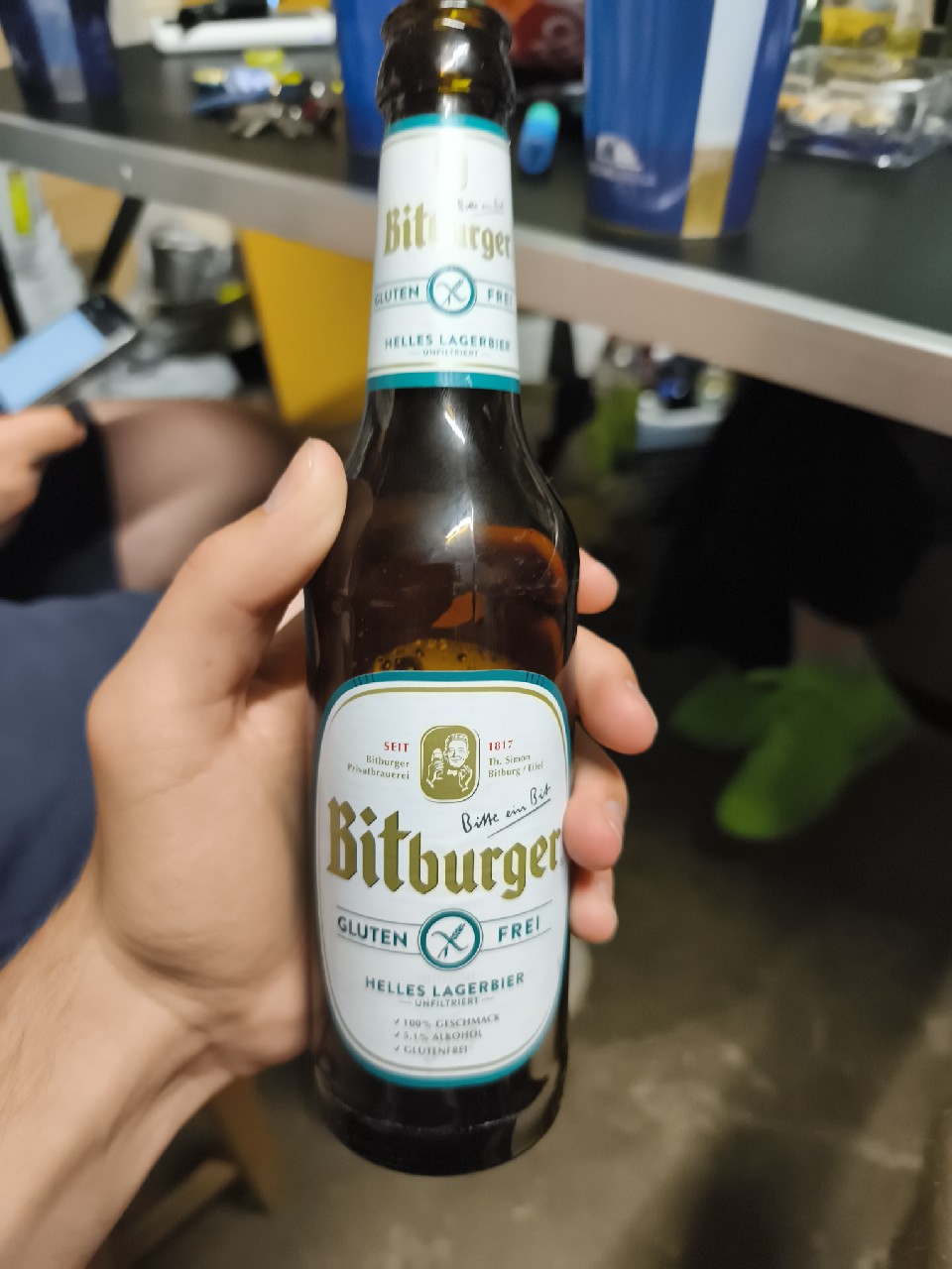 Bitburger Helles Lagerbier Glutenfrei, Germany