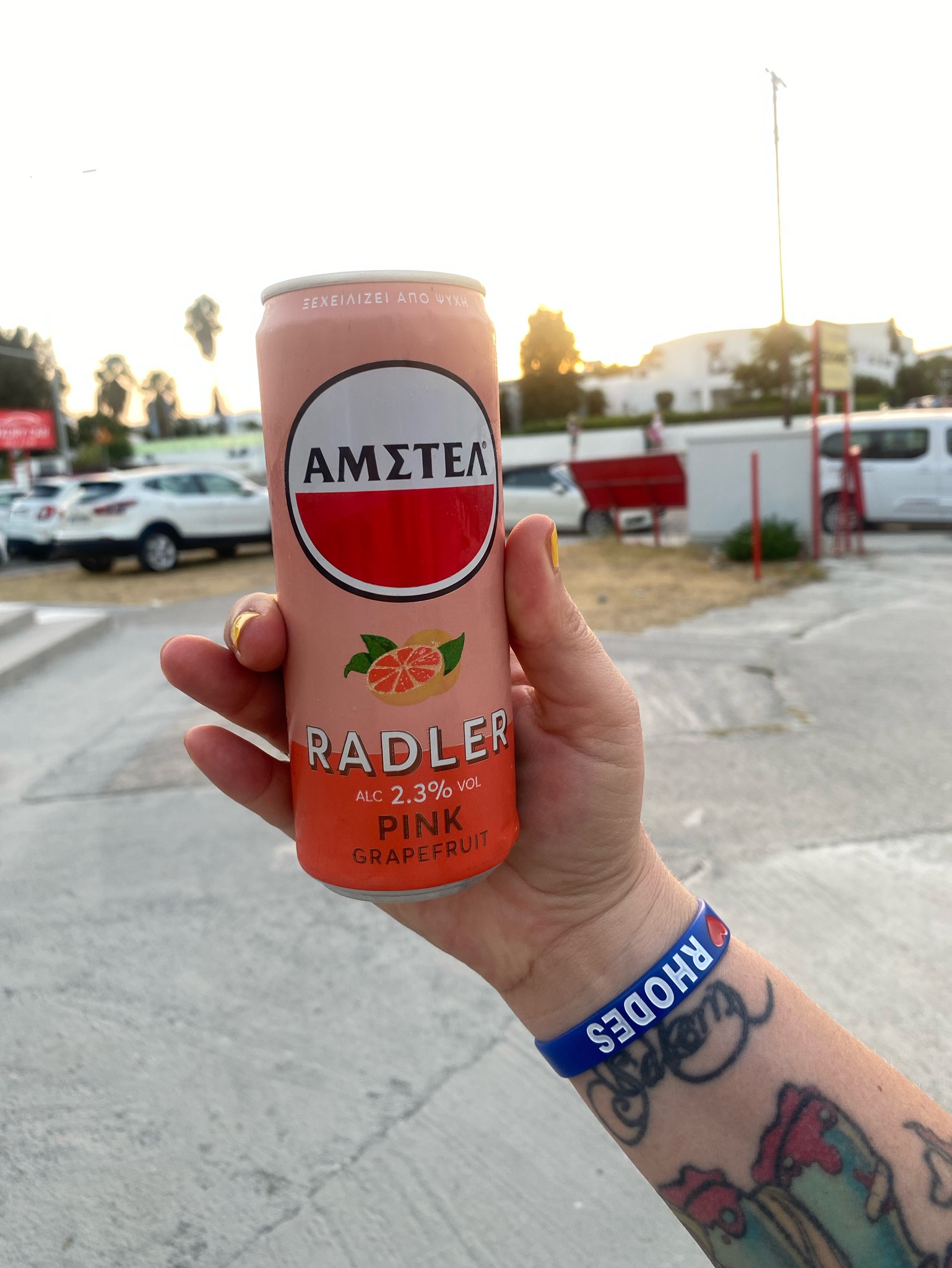 Amstel radler pink grapefruit, Netherlands