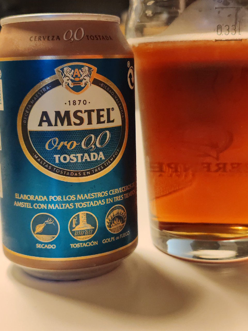 Amstel Oro 0,0 Tostada, Spain