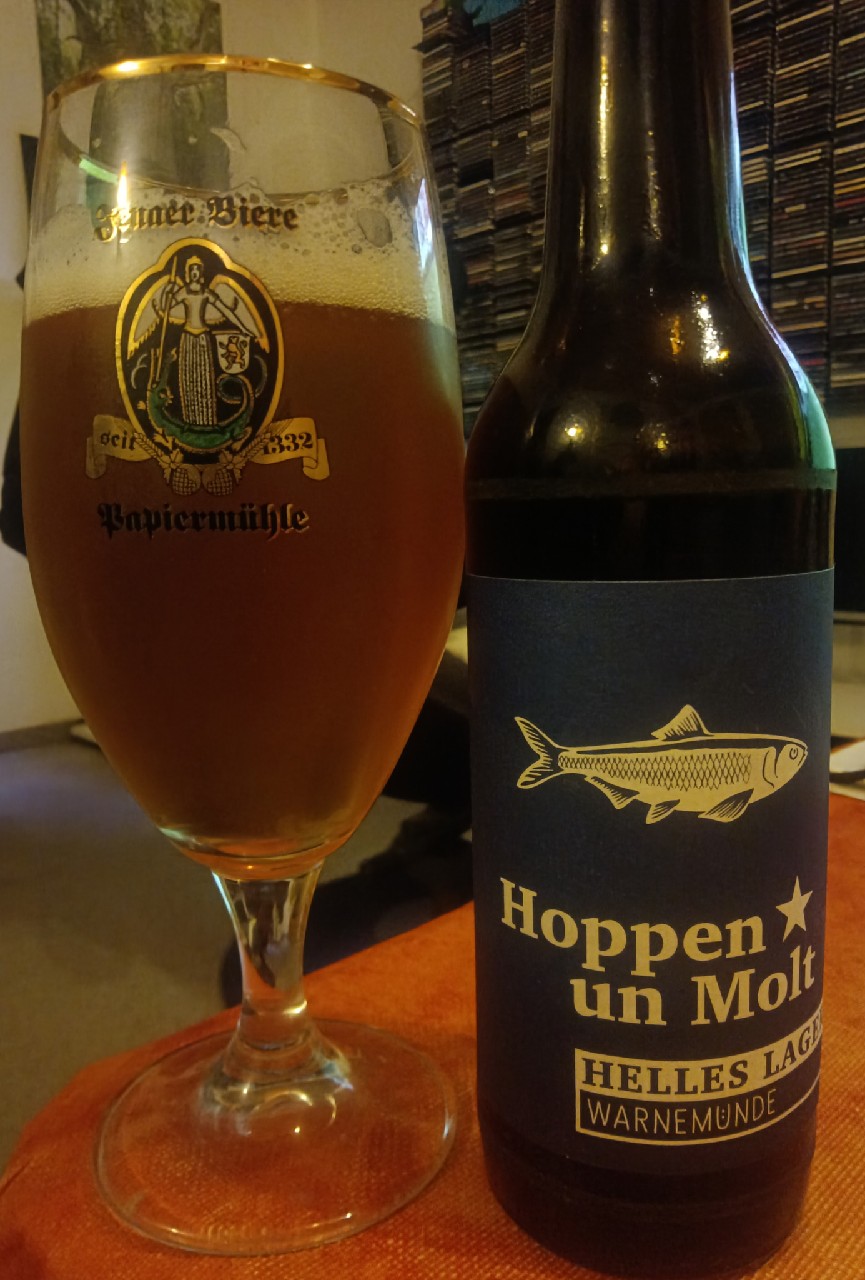 Hoppen un Molt Helles Lager, Hoppen un Molt