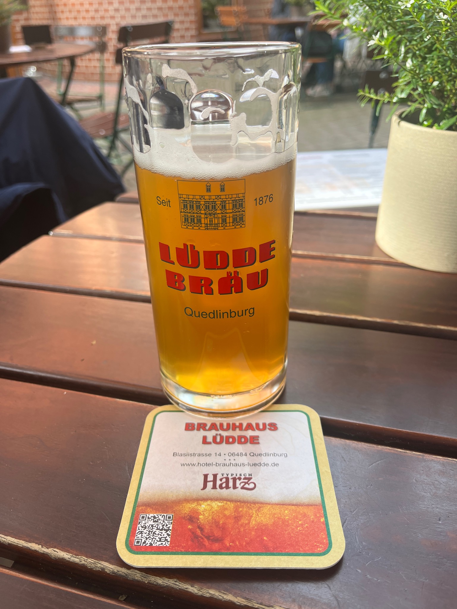 Lüdde Helles, Brauerei Lüdde, Quedlinburg