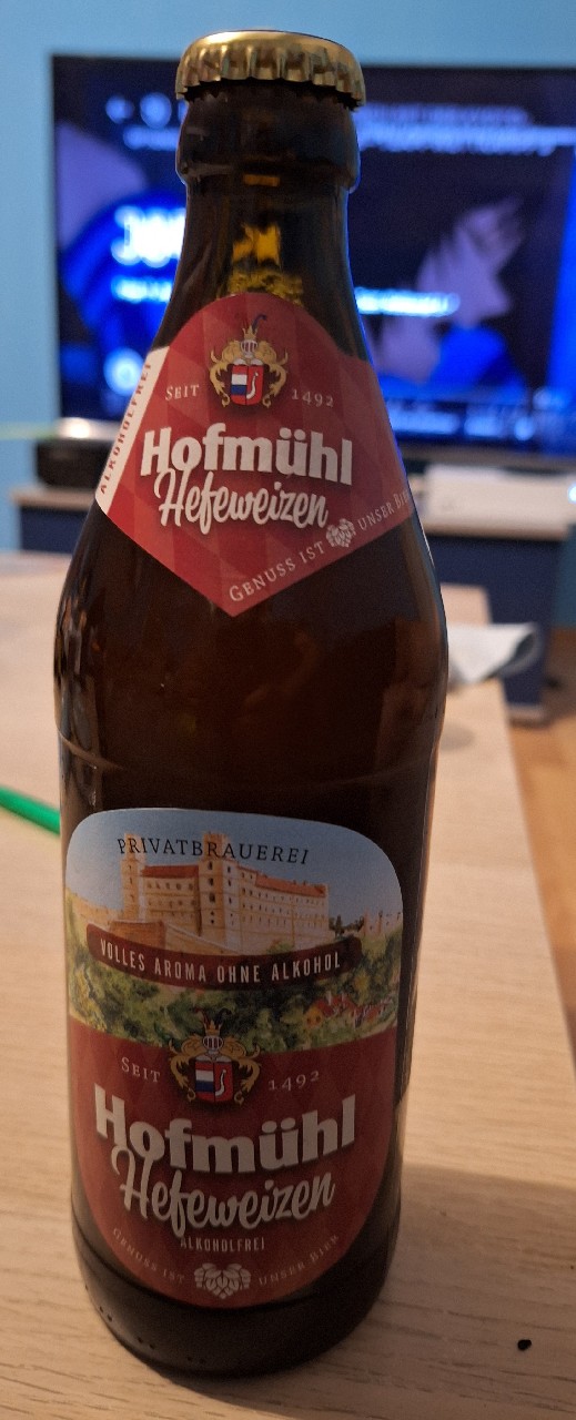 Hofmühl Hefeweizen Alkoholfrei, Hofmuhl