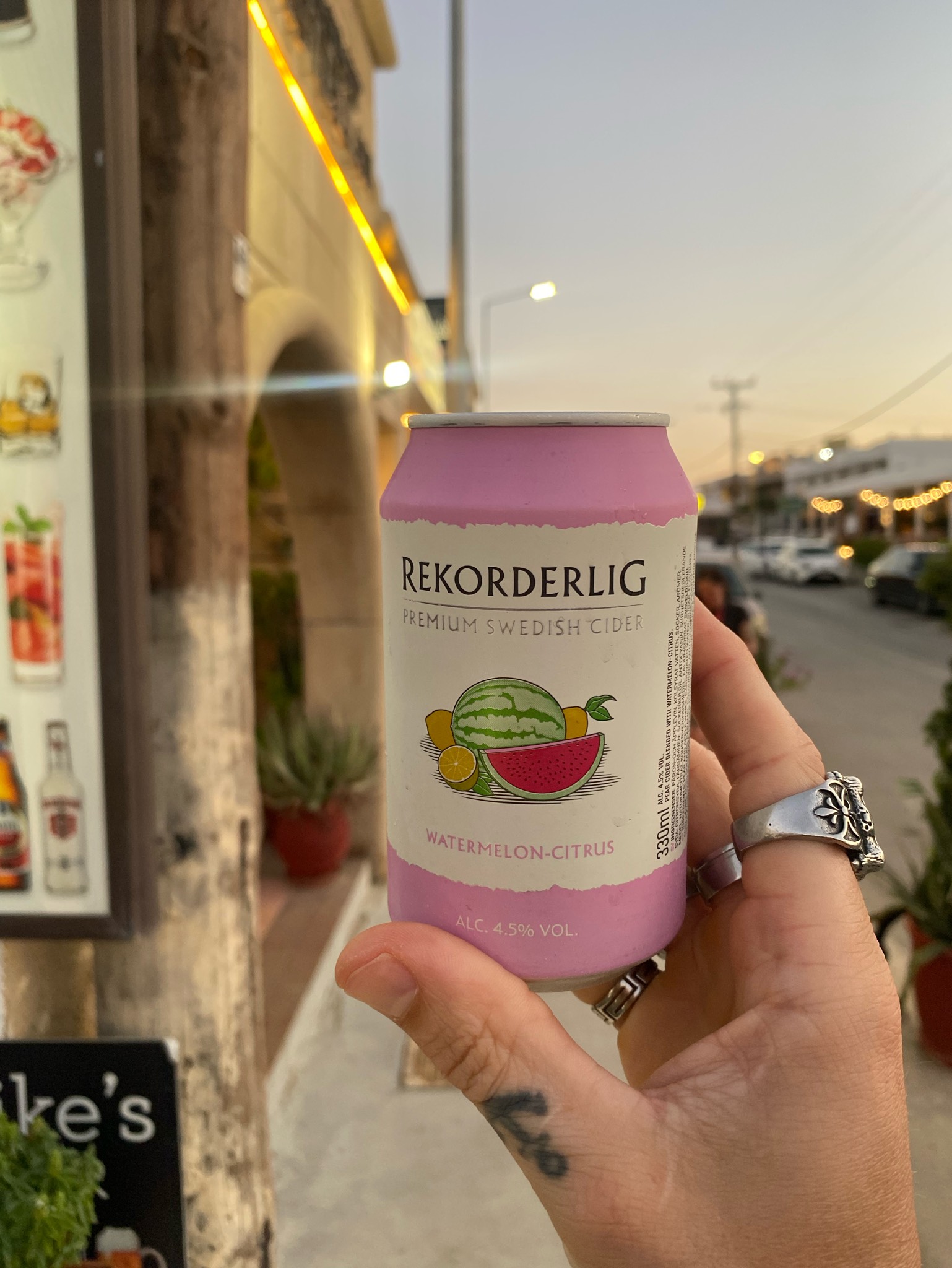 Rekorderlig Sitruuna-Vesimeloni Siideri, Sweden