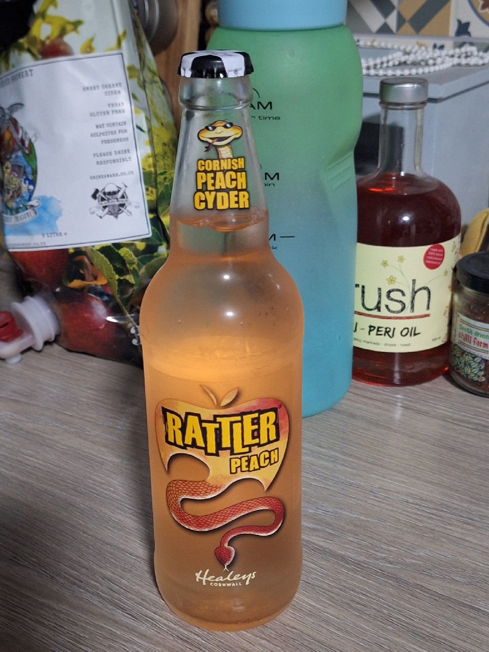 Rattler Peach, Healey's Cornish Cyder Farm